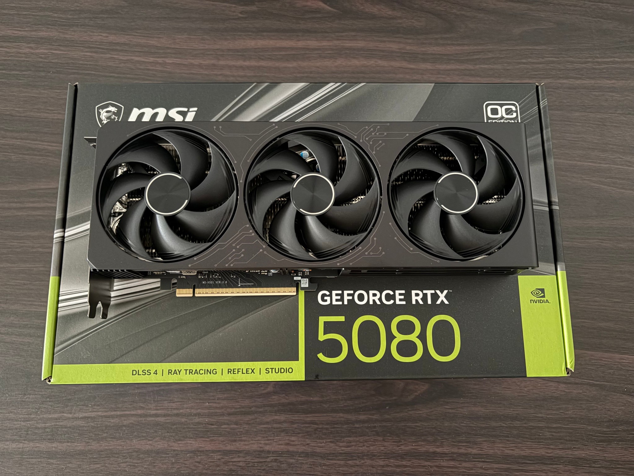 MSI GeForce RTX 5080 16G INSPIRE 3X OC