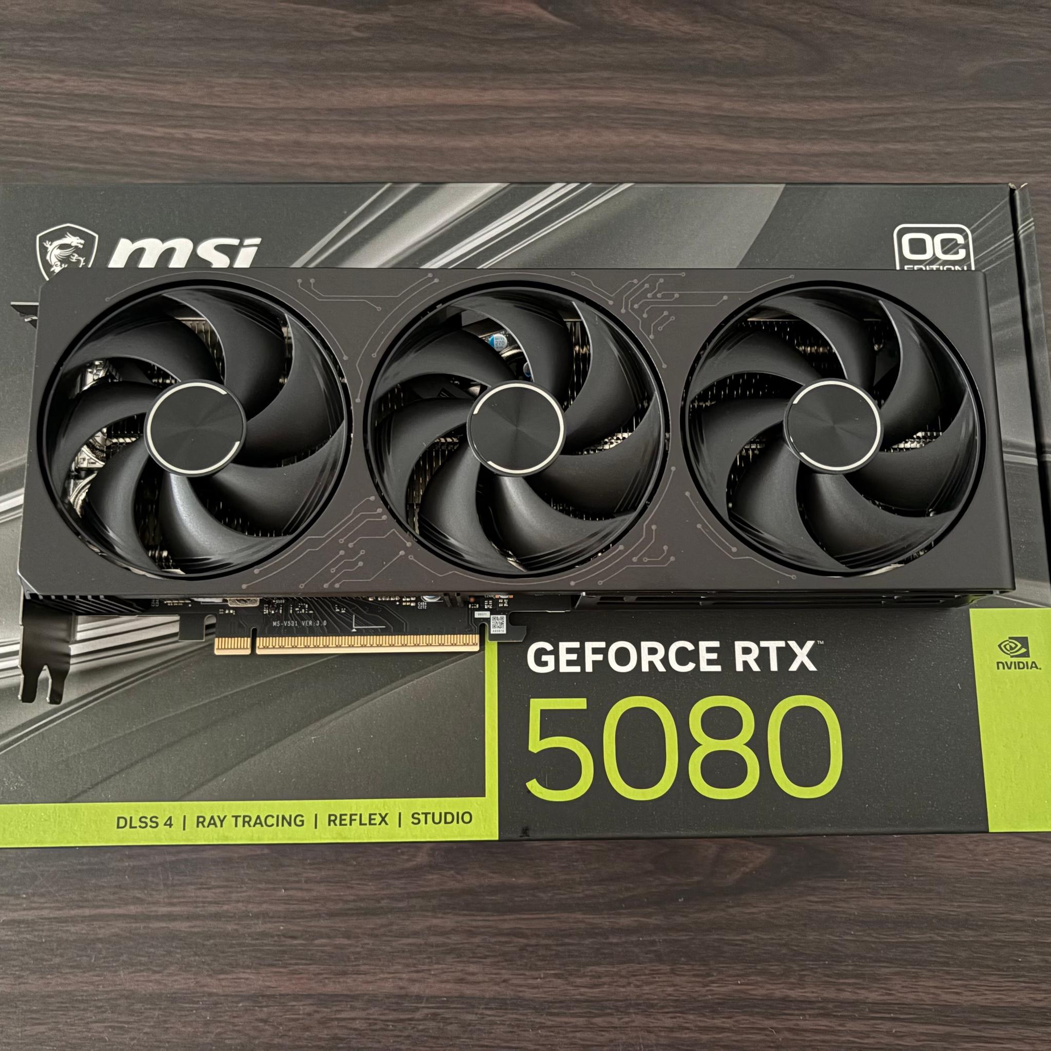 MSI GeForce RTX 5080 16G INSPIRE 3X OC