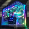 Gaming PC Ryzen 7 9700X 32GB RAM 2TB SSD RTX 5070 12GB Windows 11 Computer