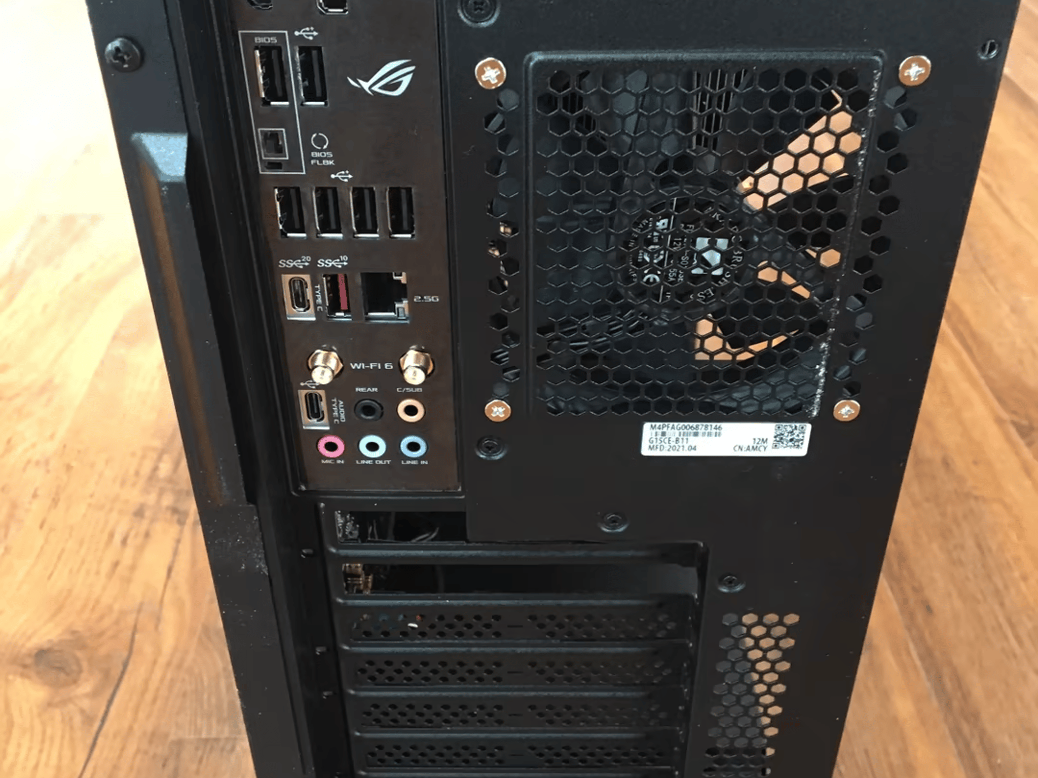 Barebones ASUS ROG build