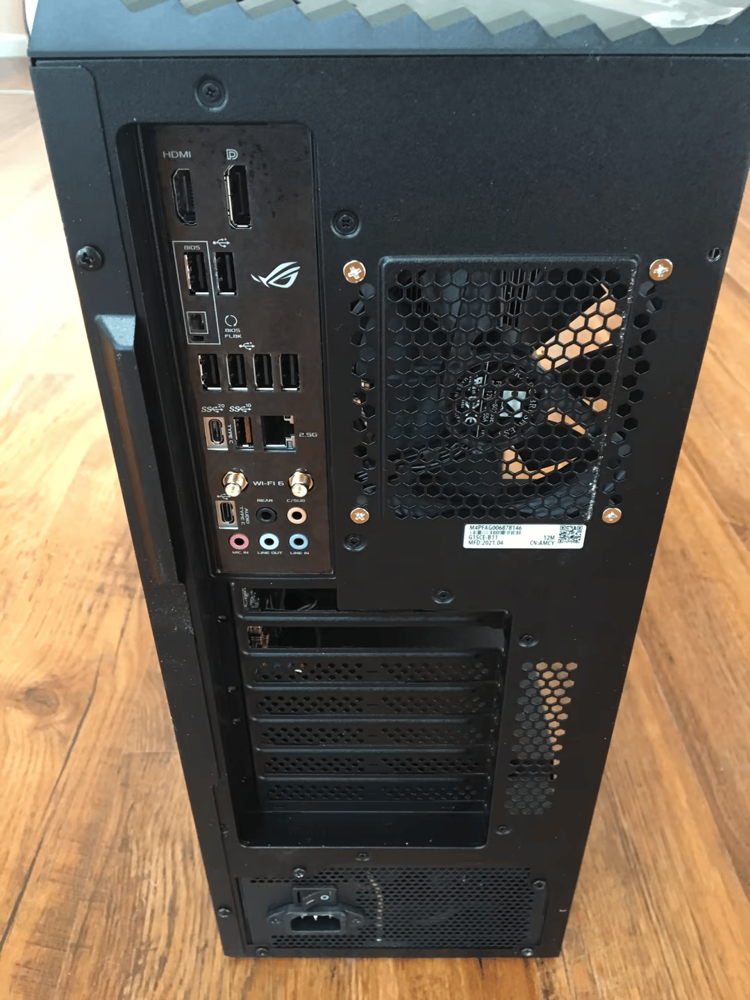 Barebones ASUS ROG build