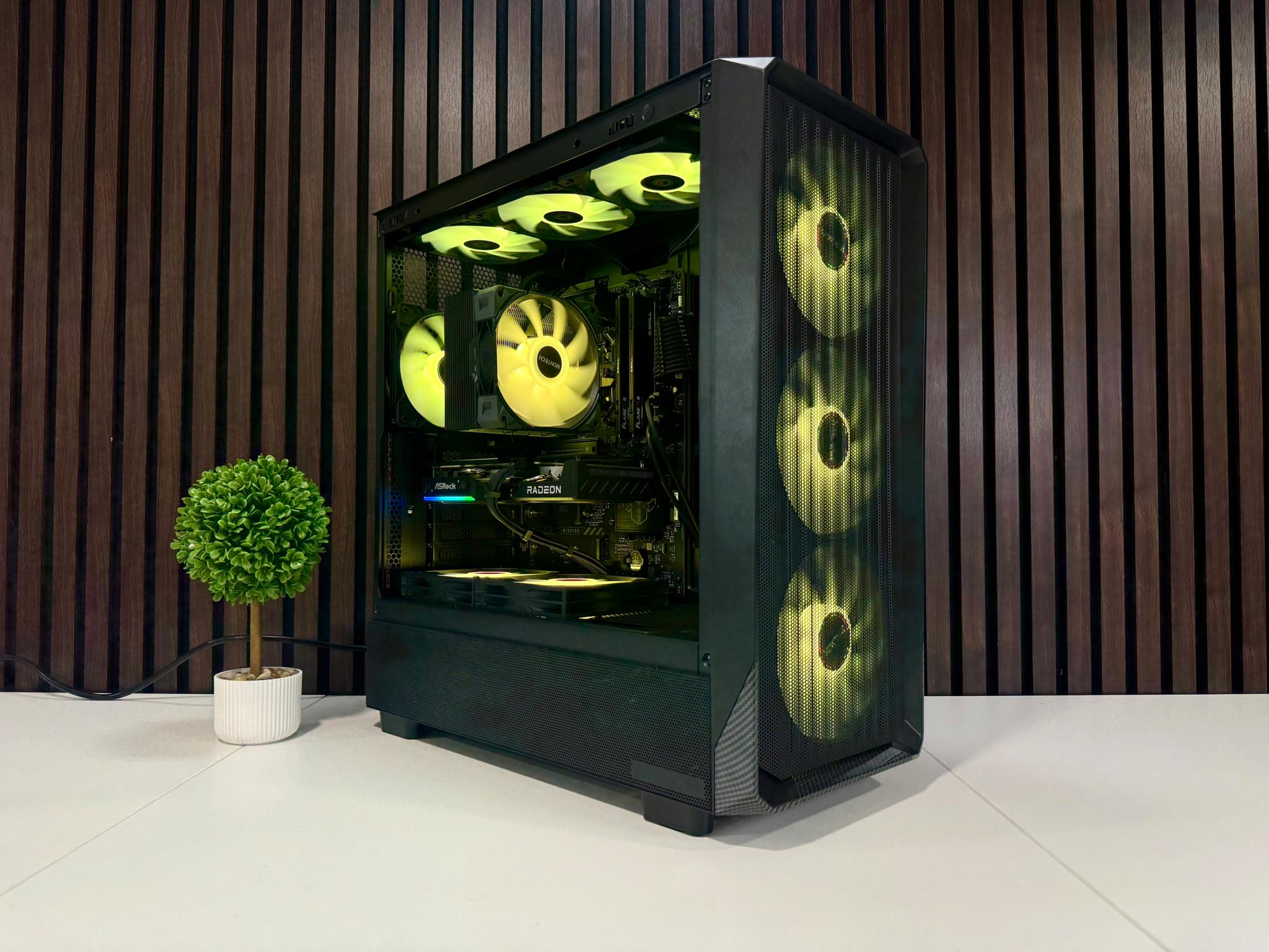 9060XT 16GB | Ryzen 7600X3D | 32GB DDR5 | 1TB SSD | 800W Gold PSU | ARGB Fans | Windows 11