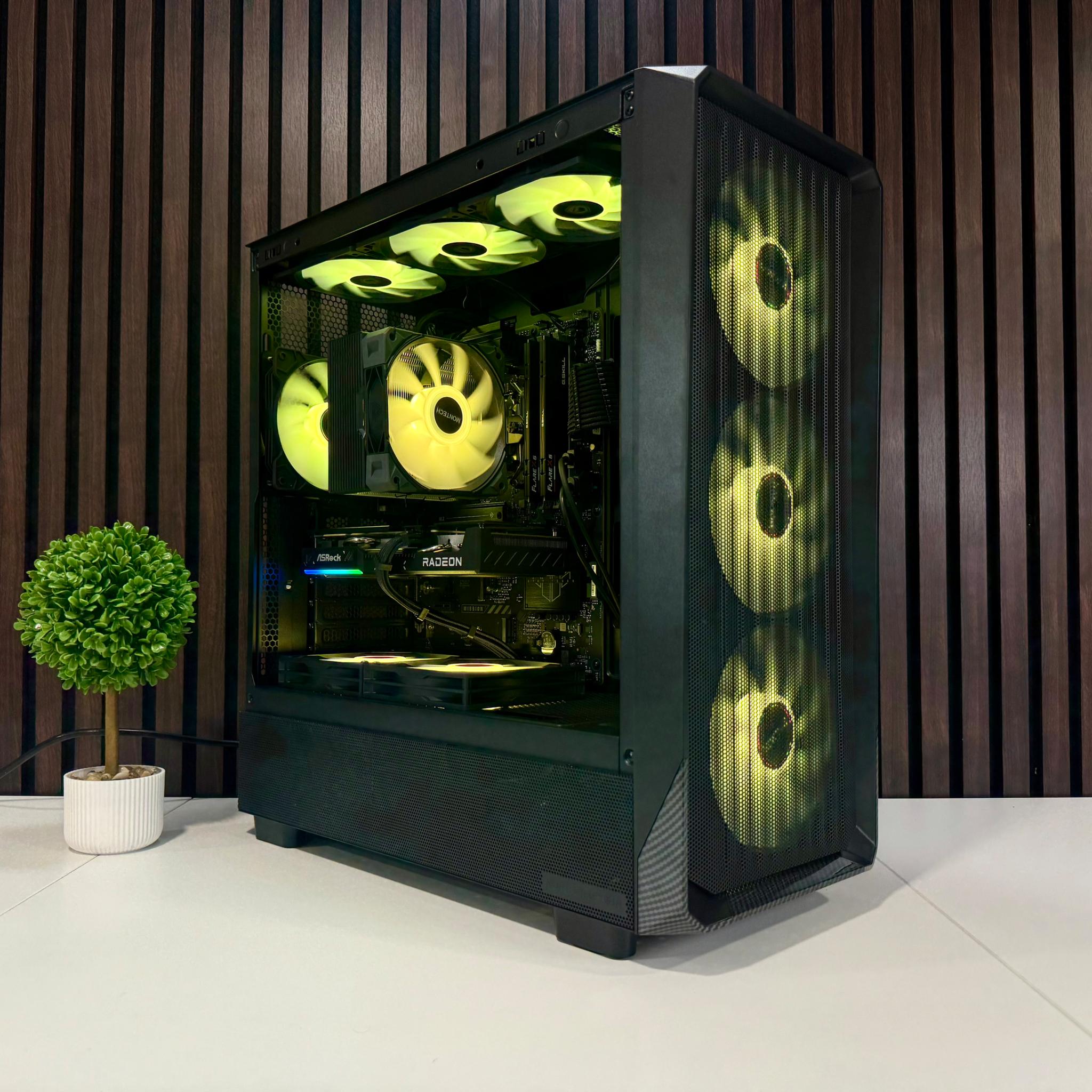 9060XT 16GB | Ryzen 7600X3D | 32GB DDR5 | 1TB SSD | 800W Gold PSU | ARGB Fans | Windows 11
