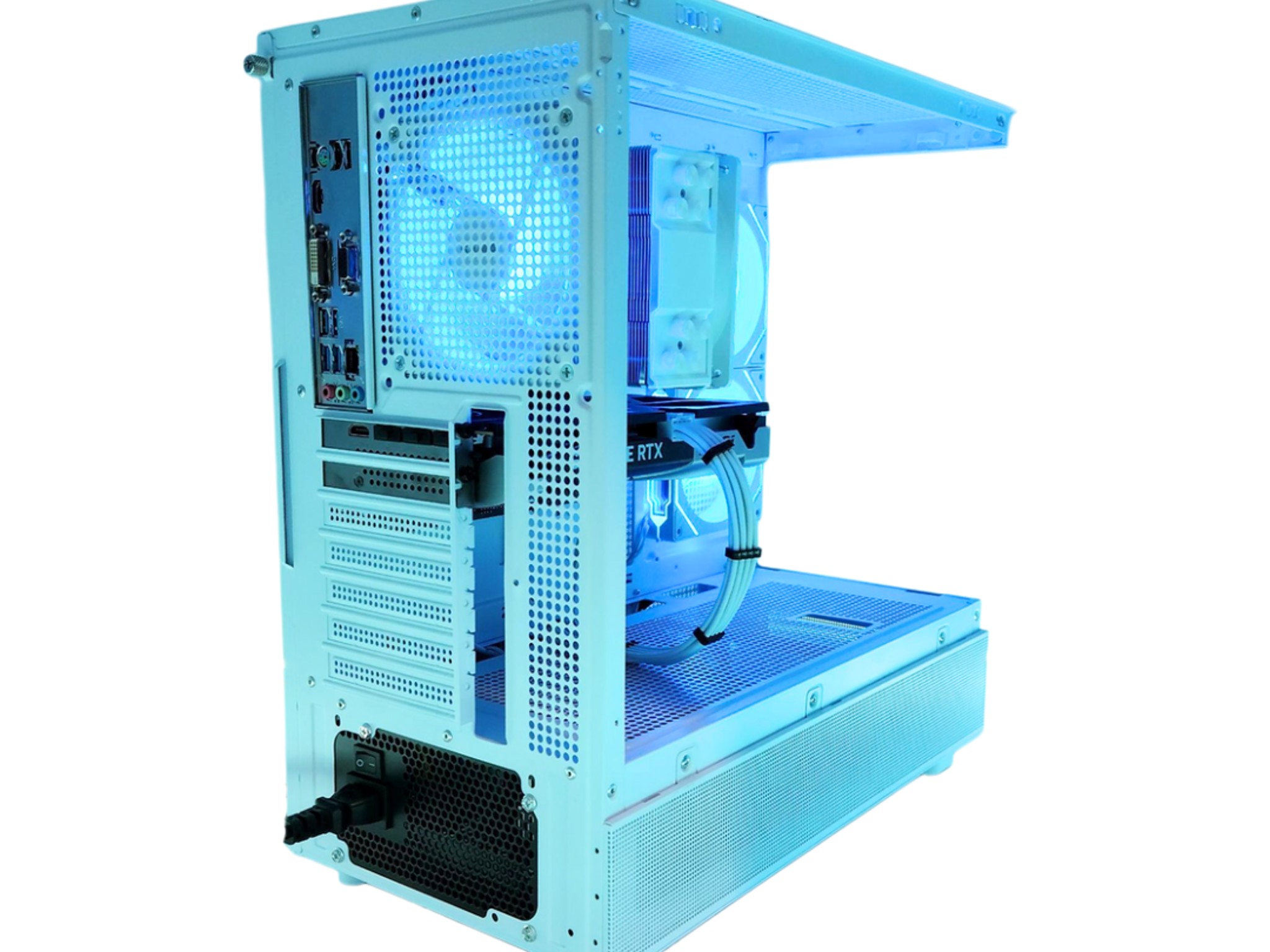 🥷Katana🗡: RTX 5060 TI | Ryzen 5800XT | 32GB DDR4 RAM | 1TB SSD | 4 RGB Fans | White Gaming PC