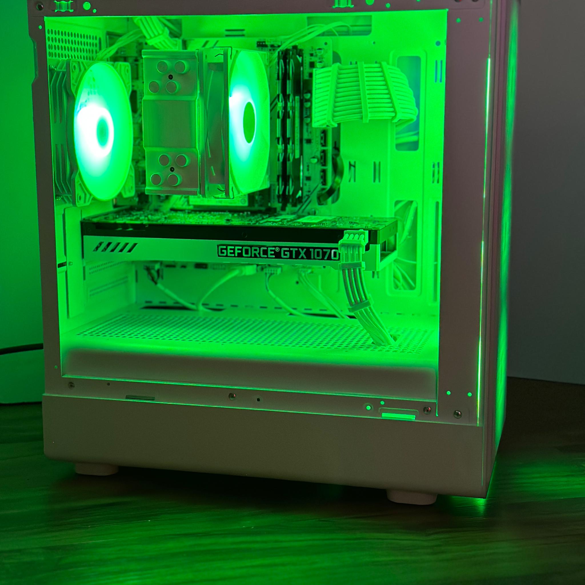 GTX 1070 | Ryzen 5 2600x | 16GB DDR4 | 1.26TB | Windows 11 | Office 2024 | WiFi | Custom Gaming PC