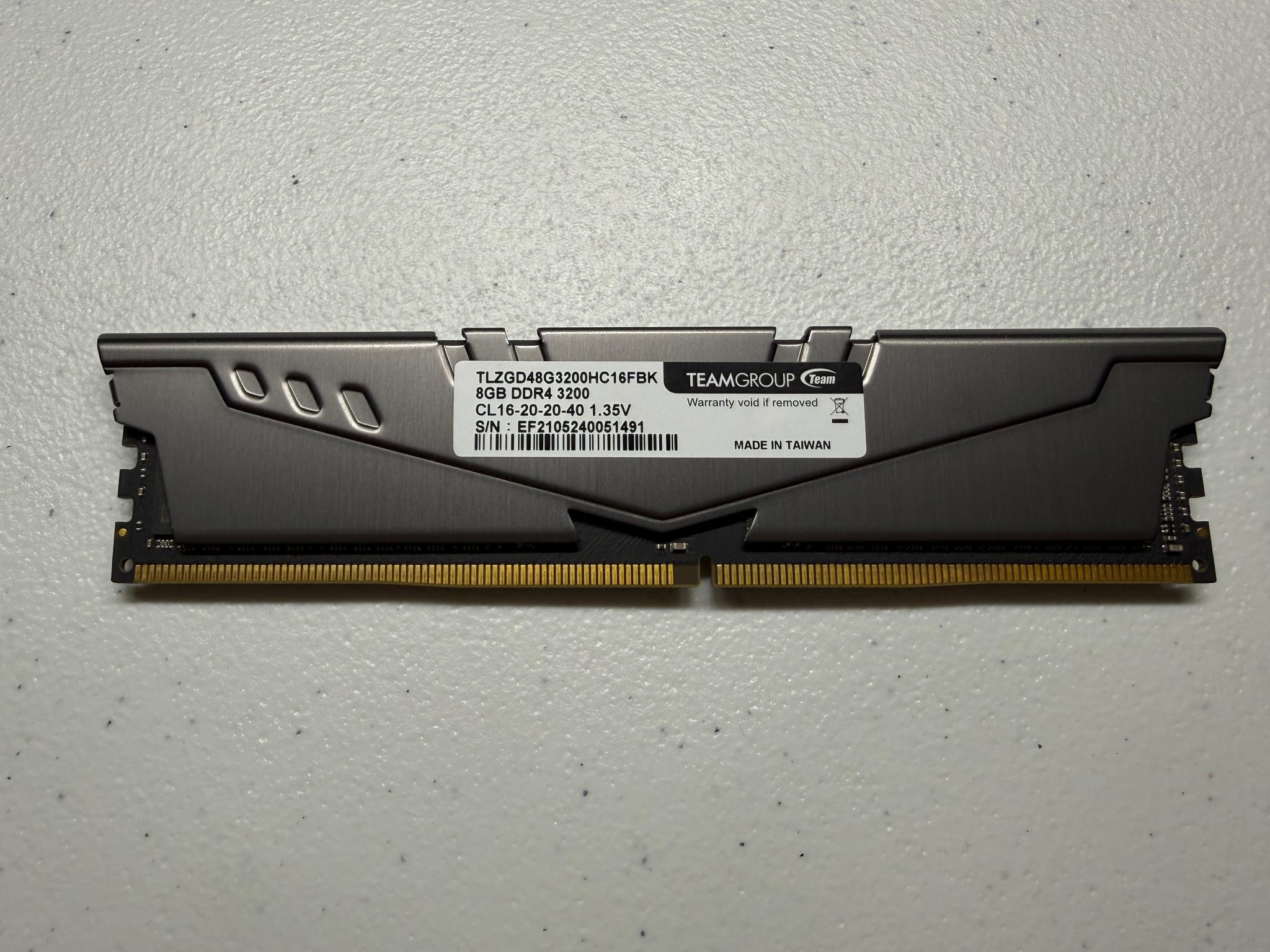 TEAMGROUP T-Force Vulcan Z 8GB DDR4-3200 (1x8GB) - Image 2