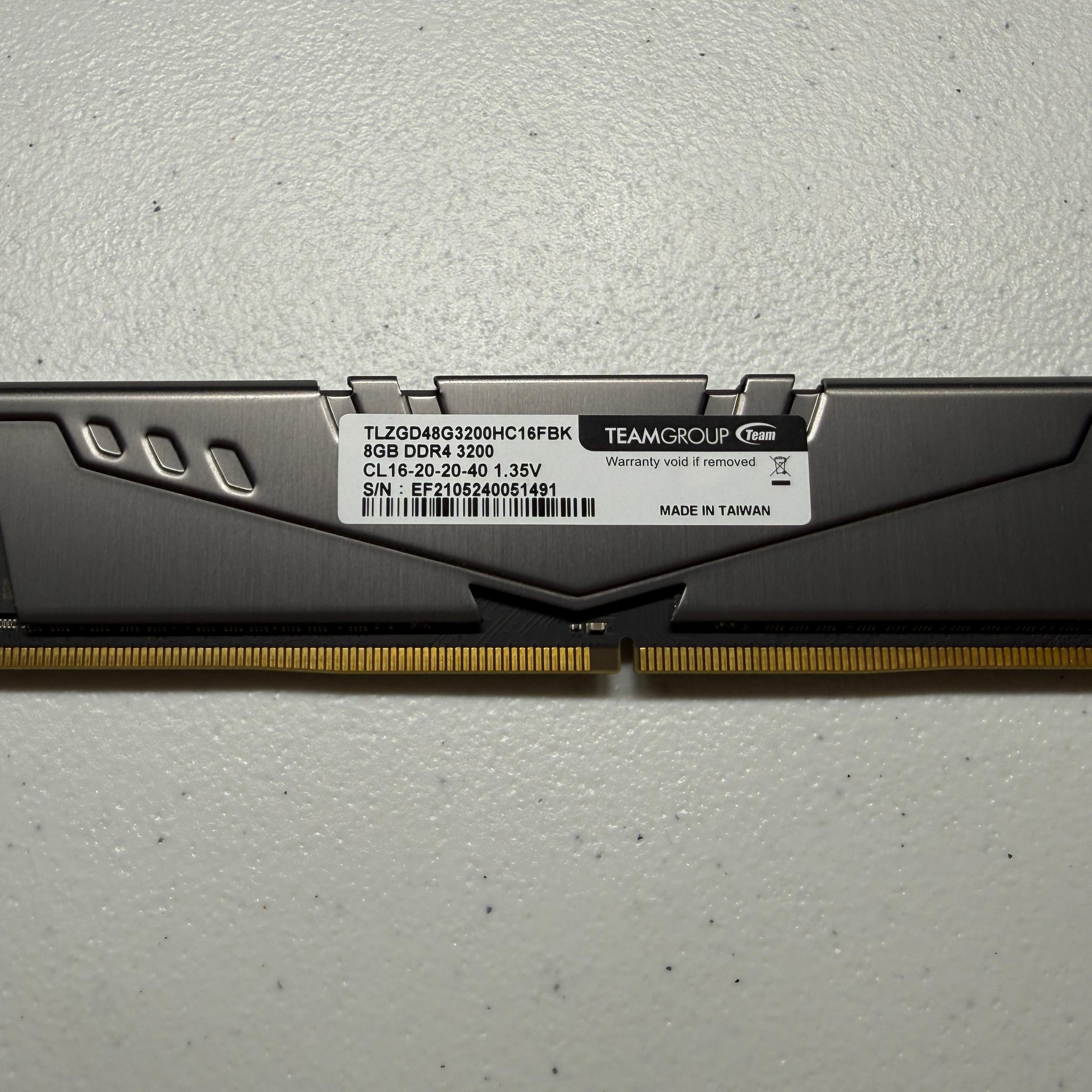TEAMGROUP T-Force Vulcan Z 8GB DDR4-3200 (1x8GB)