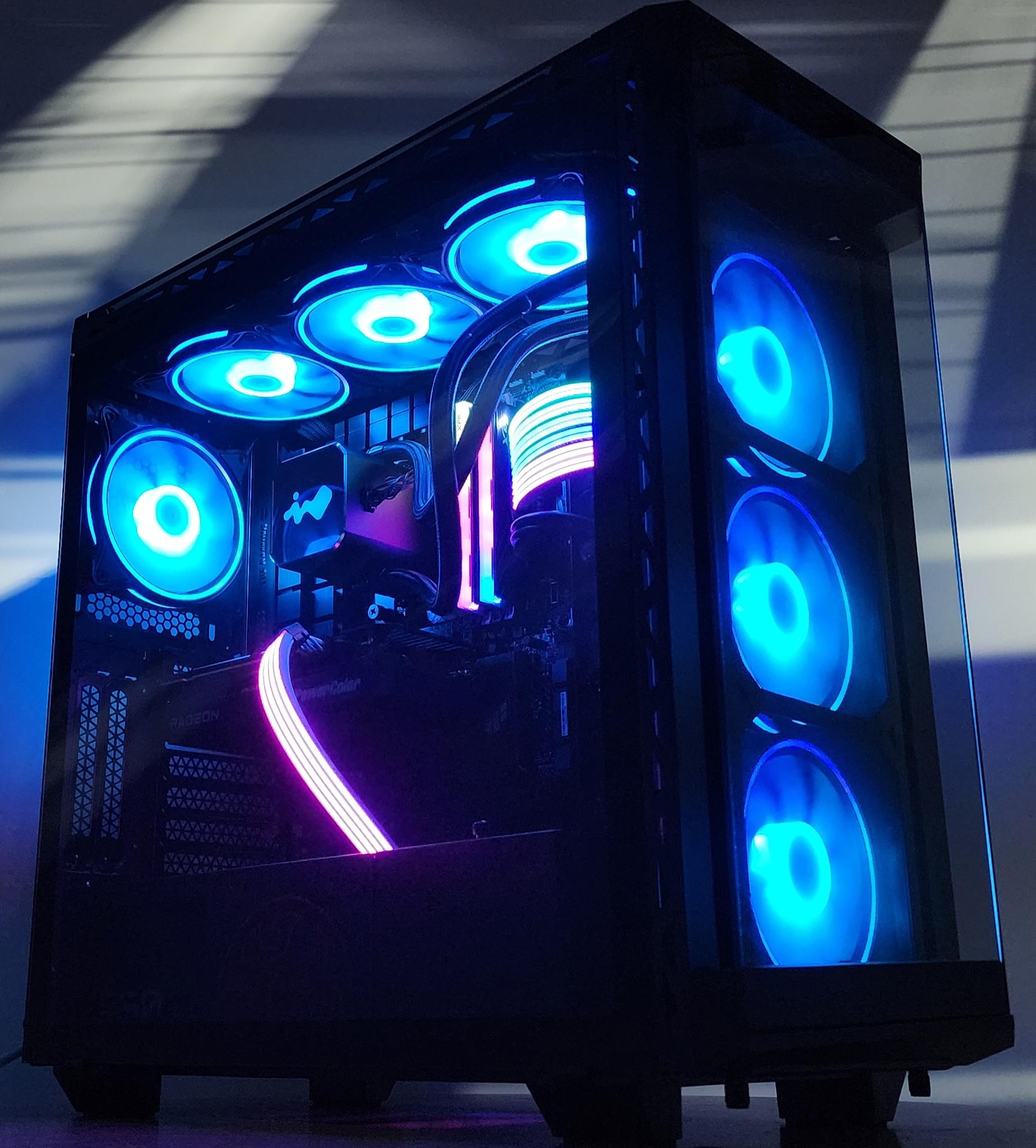 Gaming PC Ryzen 7 9700X 32GB RAM 1TB SSD 9060 XT 16GB Windows 11 Computer