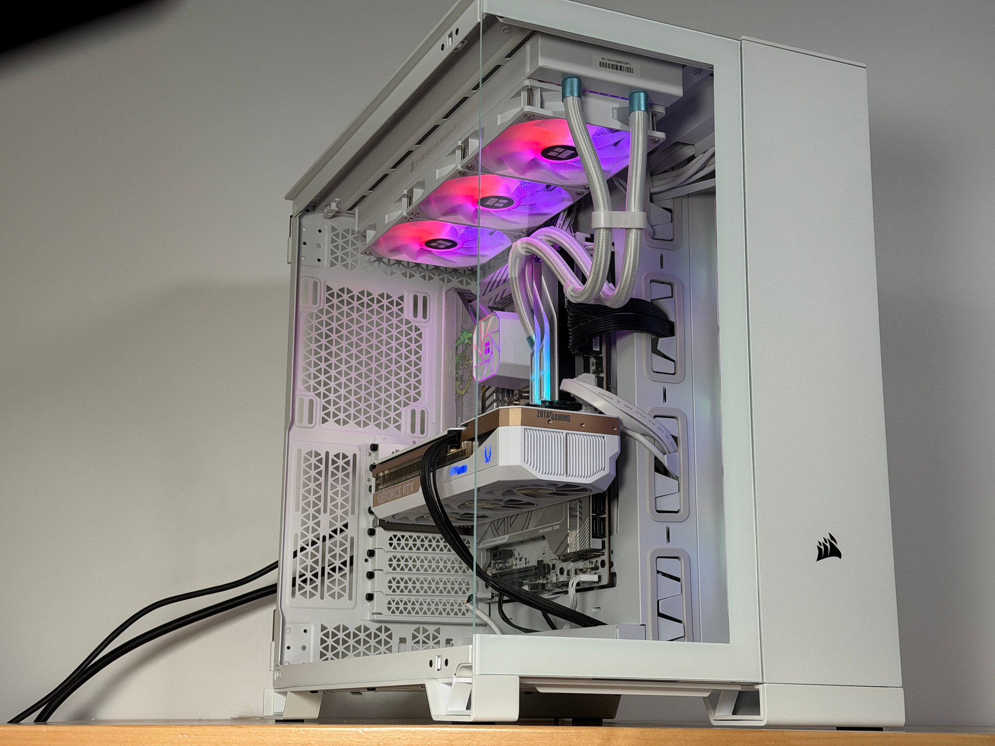 RTX 5070ti Intel Core Ultra 7 265kf All White Gaming PC