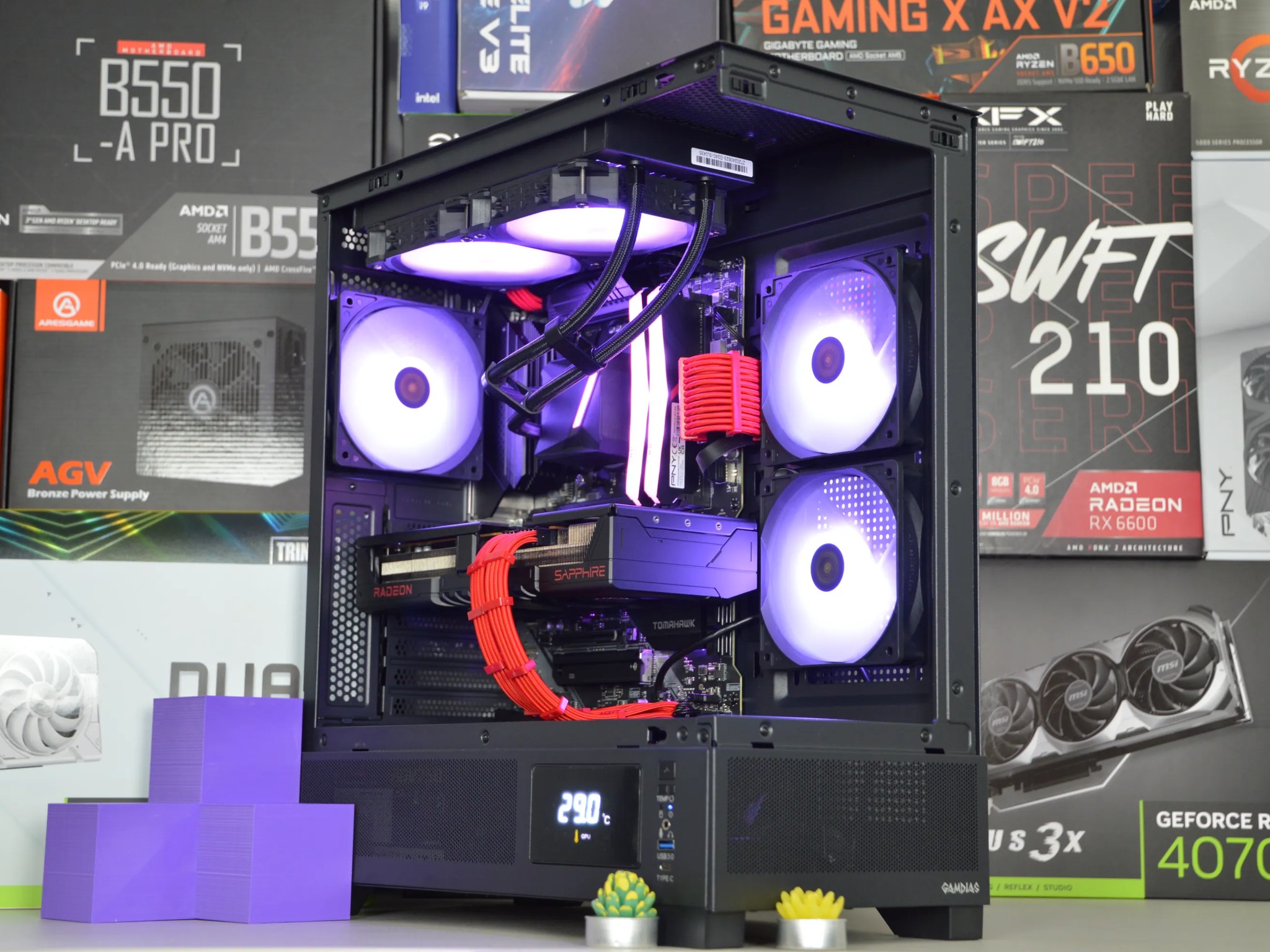 🔴EXTREME🔴| RX 9070 16GB | RYZEN 7 5700X | 32 GB RGB DDR4 RAM | 2TB GEN 4 NVME SSD | Team Red PC |