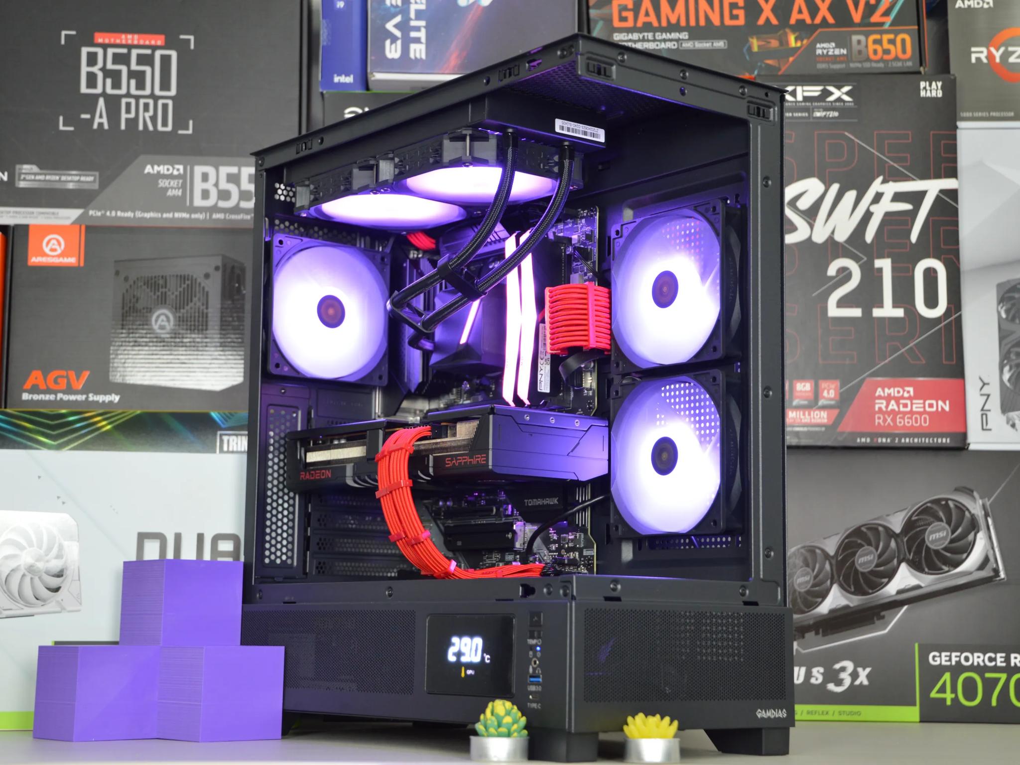🔴EXTREME🔴| RX 9070 16GB | RYZEN 7 5700X | 32 GB RGB DDR4 RAM | 2TB GEN 4 NVME SSD | Team Red PC |