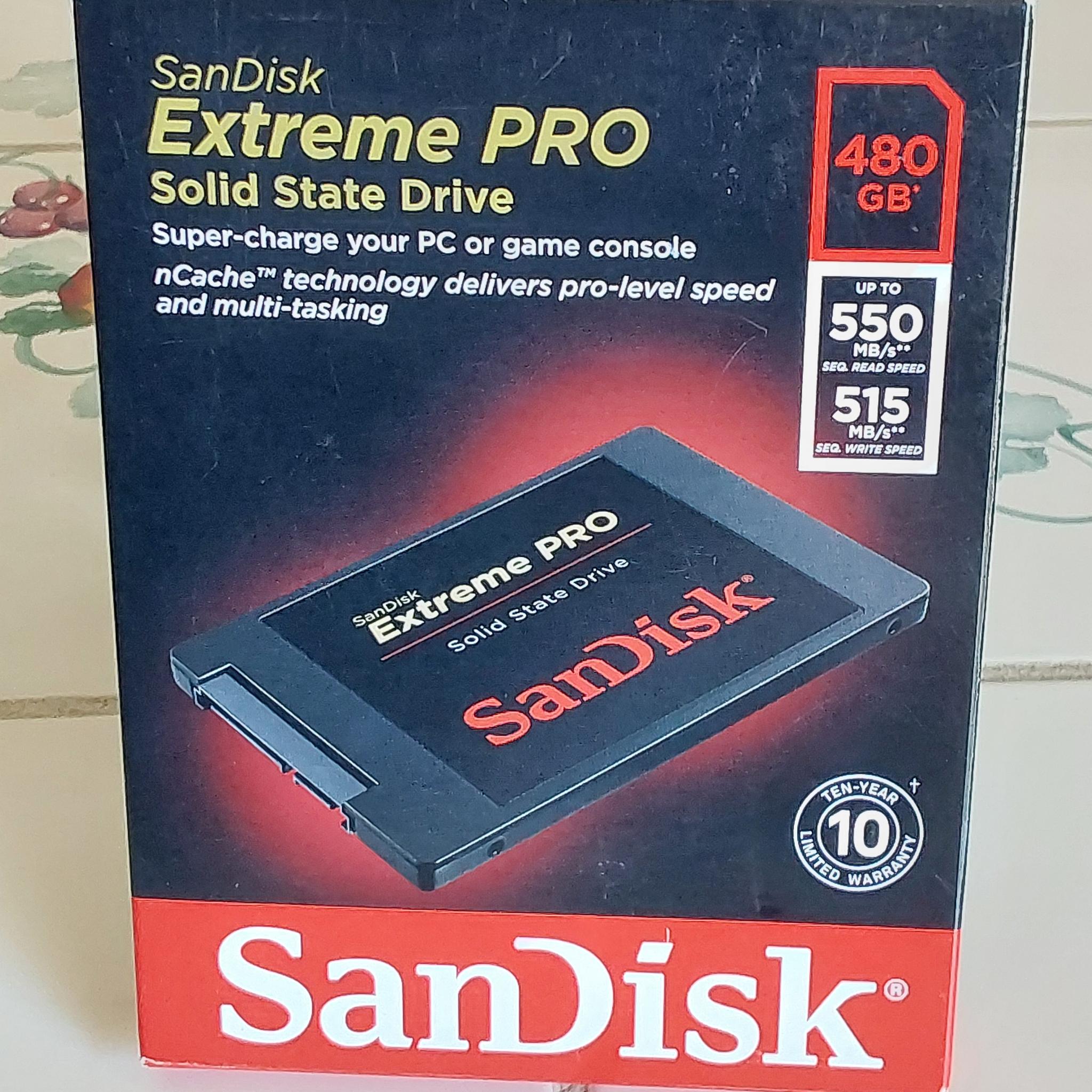 NEW SanDisk Extreme PRO-Series 480GB SATA 6.0Gb/s 2.5" Internal Solid-State Drive