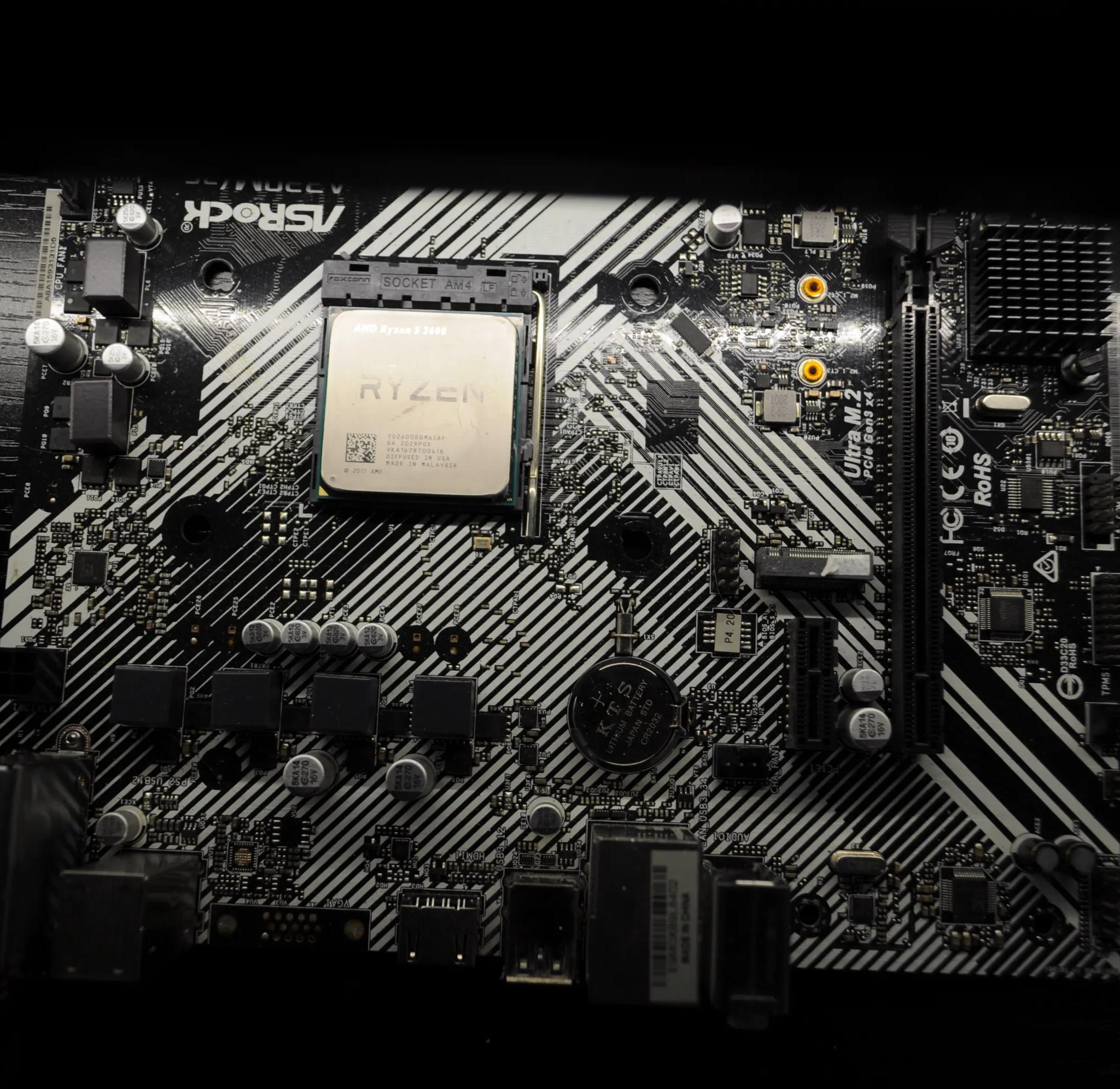 AMD AM4 Motherboard + Ryzen 5 CPU