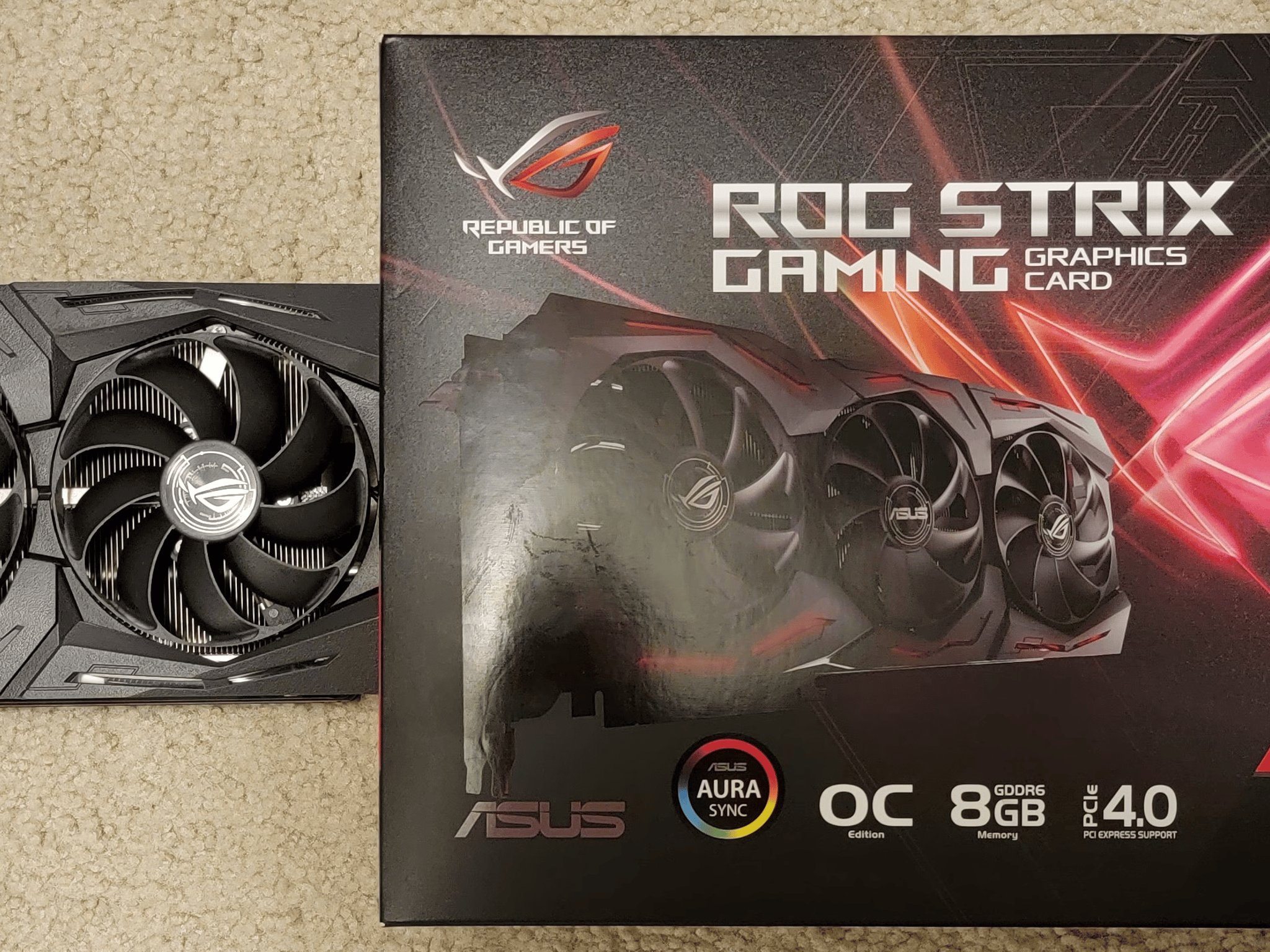 Asus ROG Strix RX 5700 XT OC 8GB GDDR6 Like New With Original Box