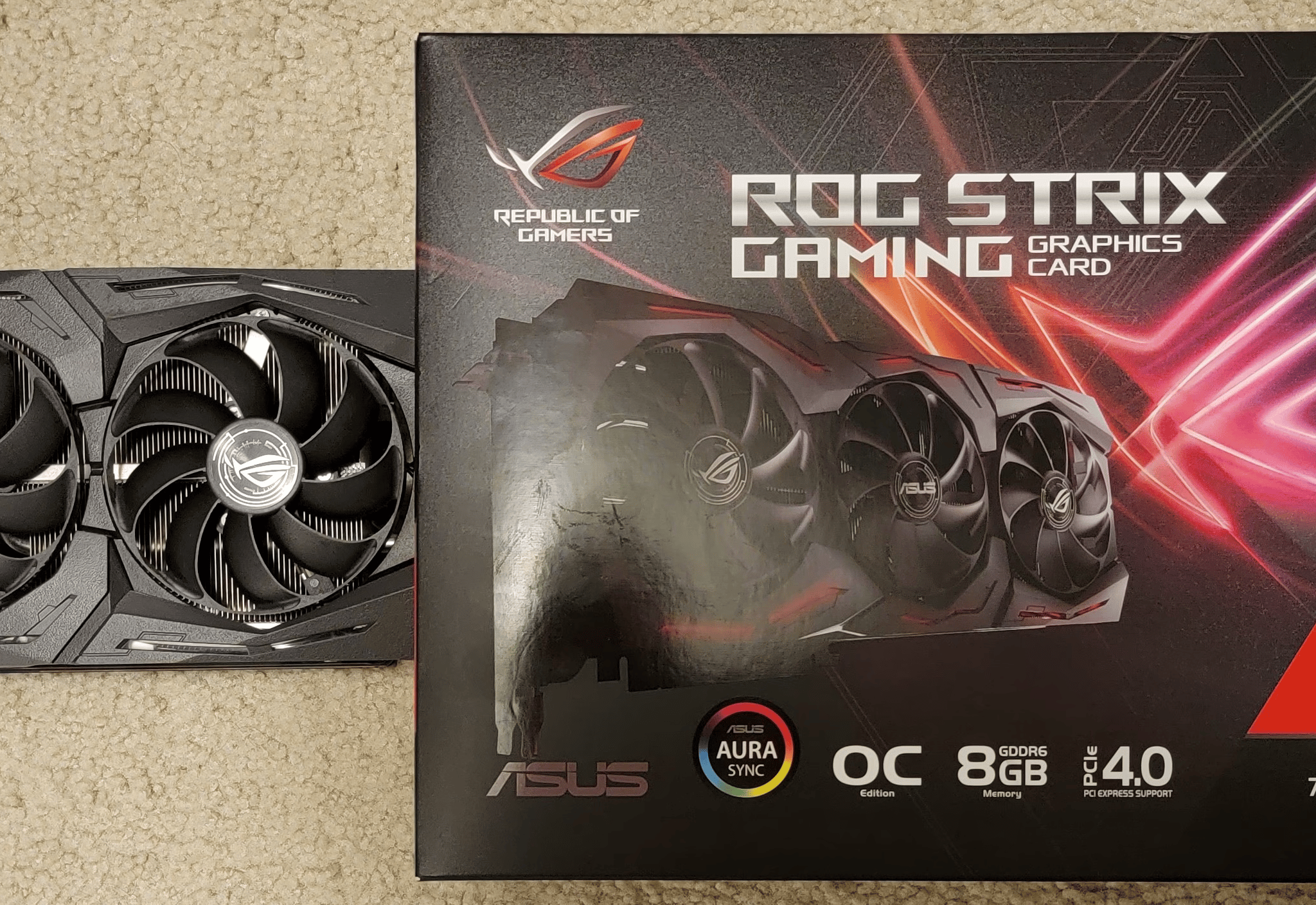 Asus ROG Strix RX 5700 XT OC 8GB GDDR6 Like New With Original Box