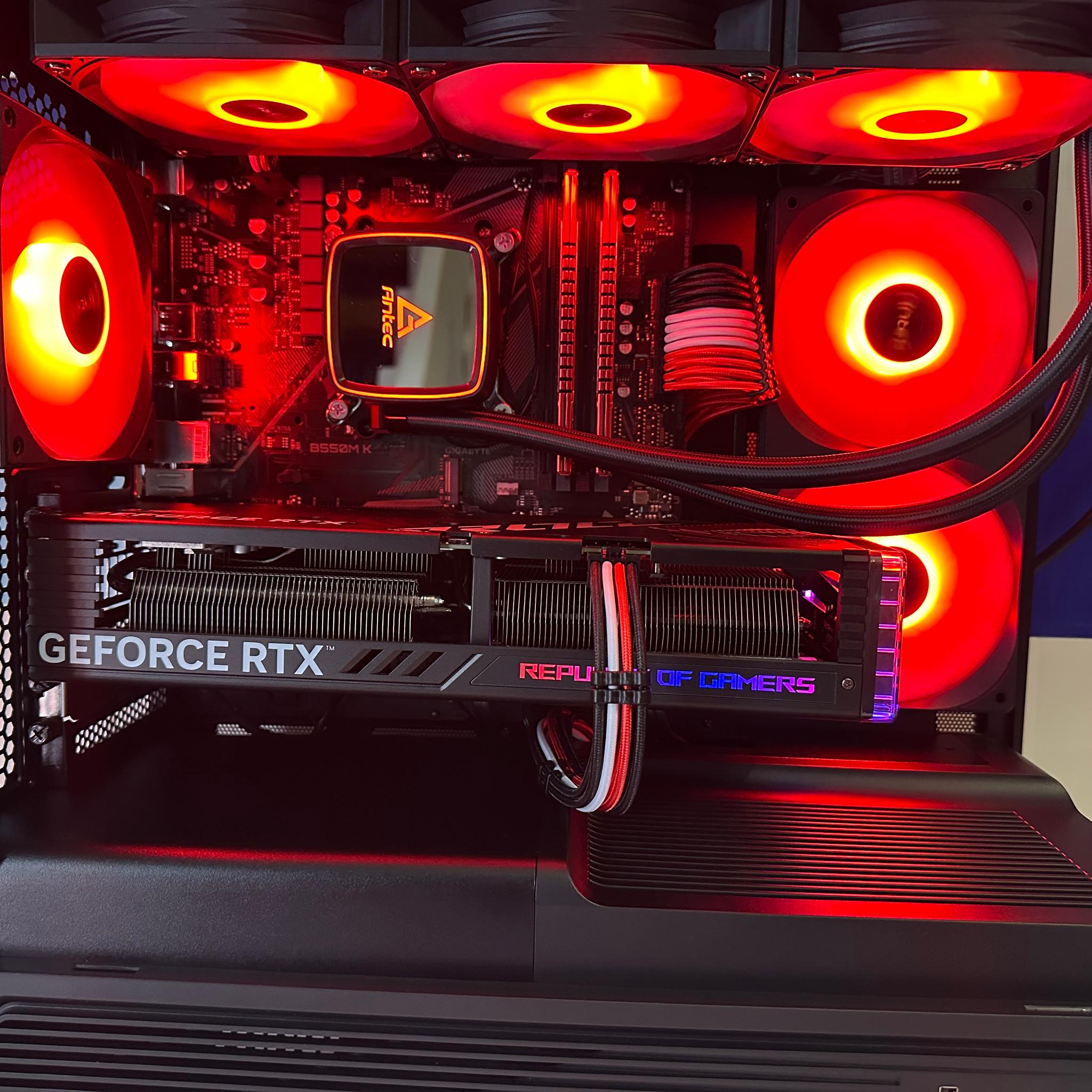 GeForce RTX 4060 Custom Gaming PC - Ryzen 5 3600, 32GB RAM,1.5TB Storage