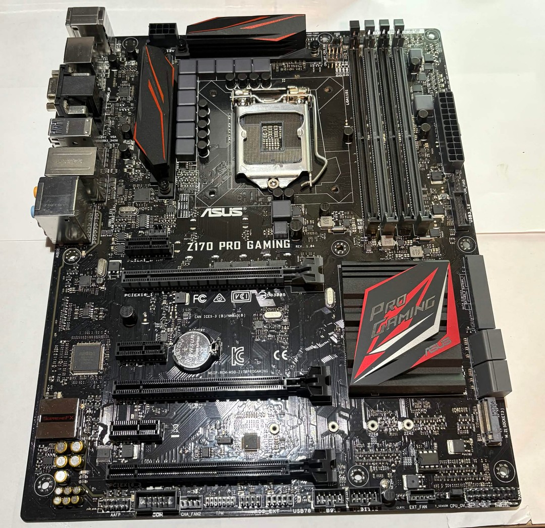 ASUS Z170 Pro Gaming LGA1151 ATX Motherboard | DDR4 | M.2 | Fully
