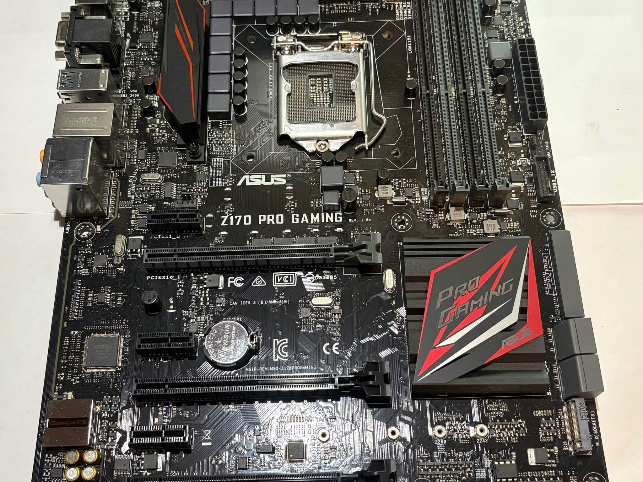 ASUS Z170 Pro Gaming LGA1151 ATX Motherboard | DDR4 | M.2 | Fully