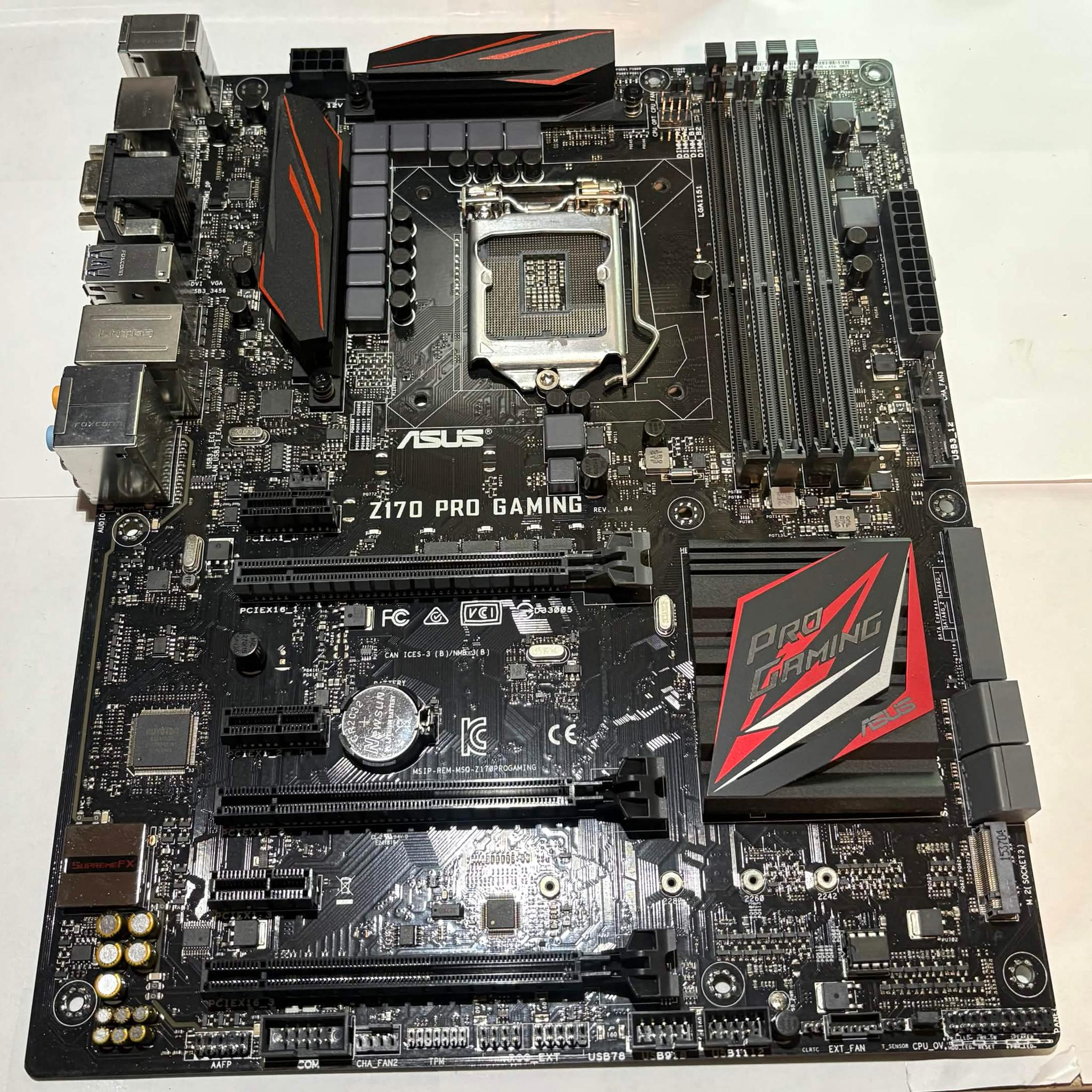 ASUS Z170 Pro Gaming LGA1151 ATX Motherboard | DDR4 | M.2 | Fully