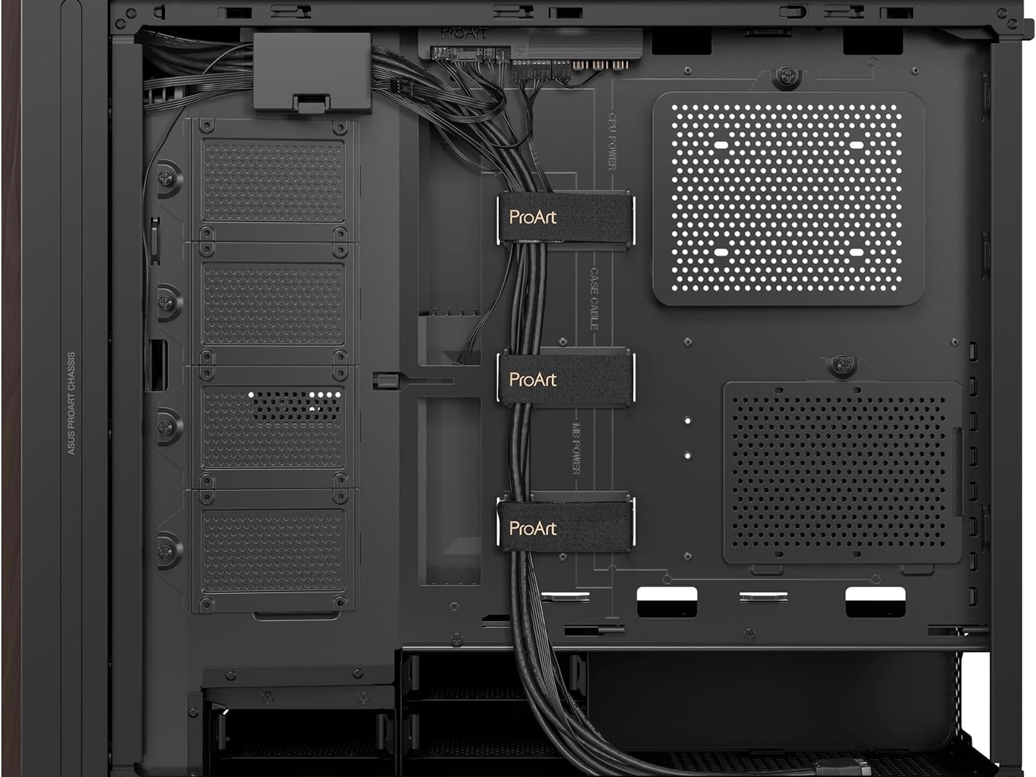 ASUS ProArt PA602 Wood Edition TG E-ATX Mid Tower Computer Case