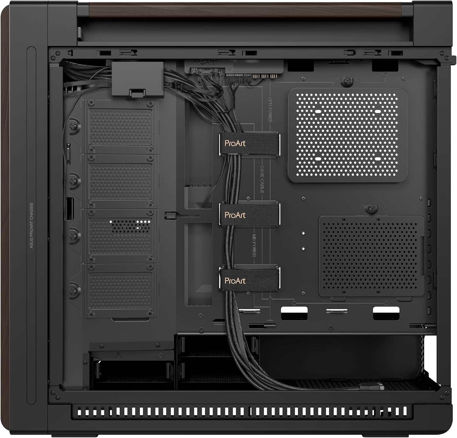 ASUS ProArt PA602 Wood Edition TG E-ATX Mid Tower Computer Case