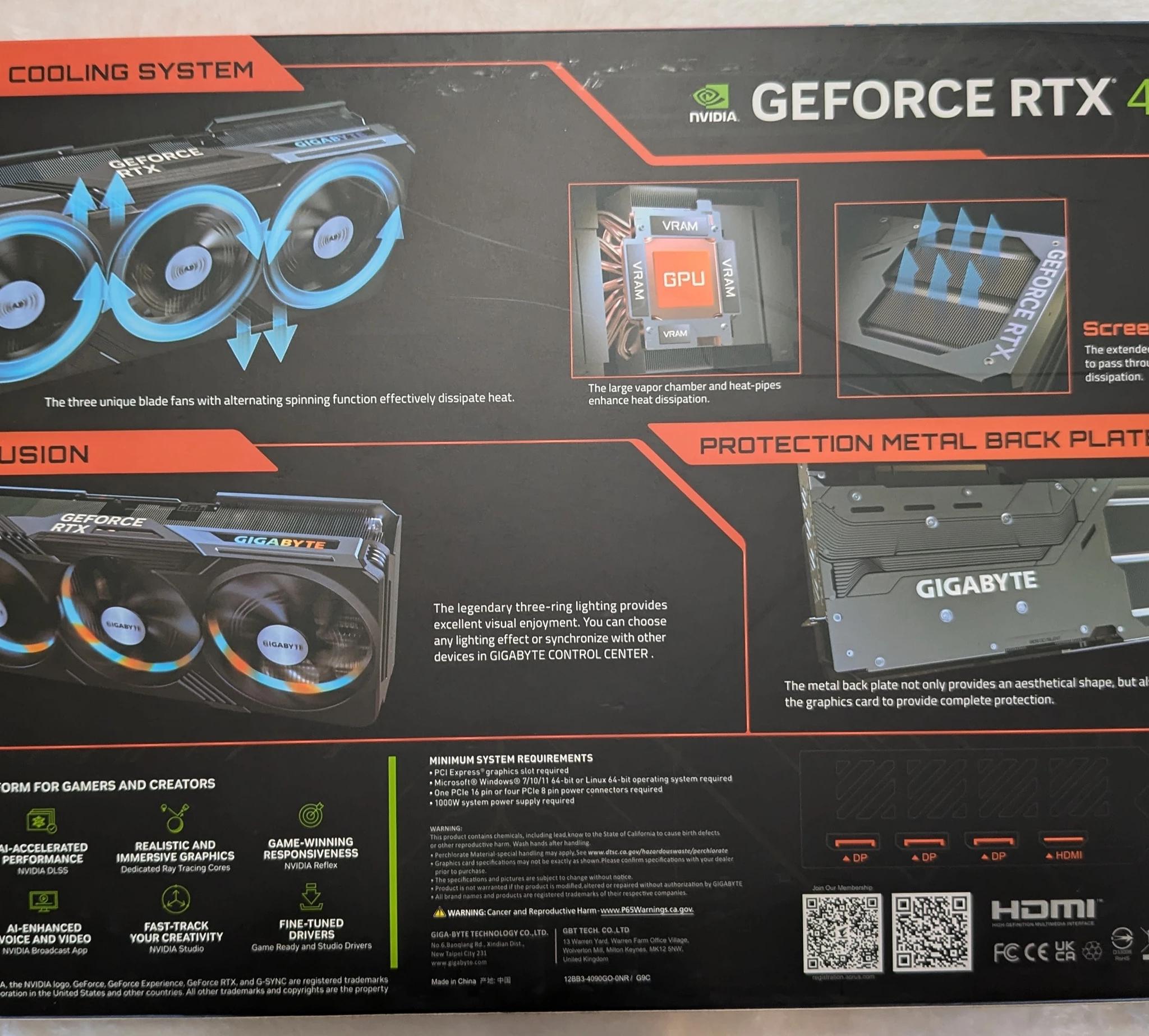 Gigabyte RTX 4090 Gaming OC 24G