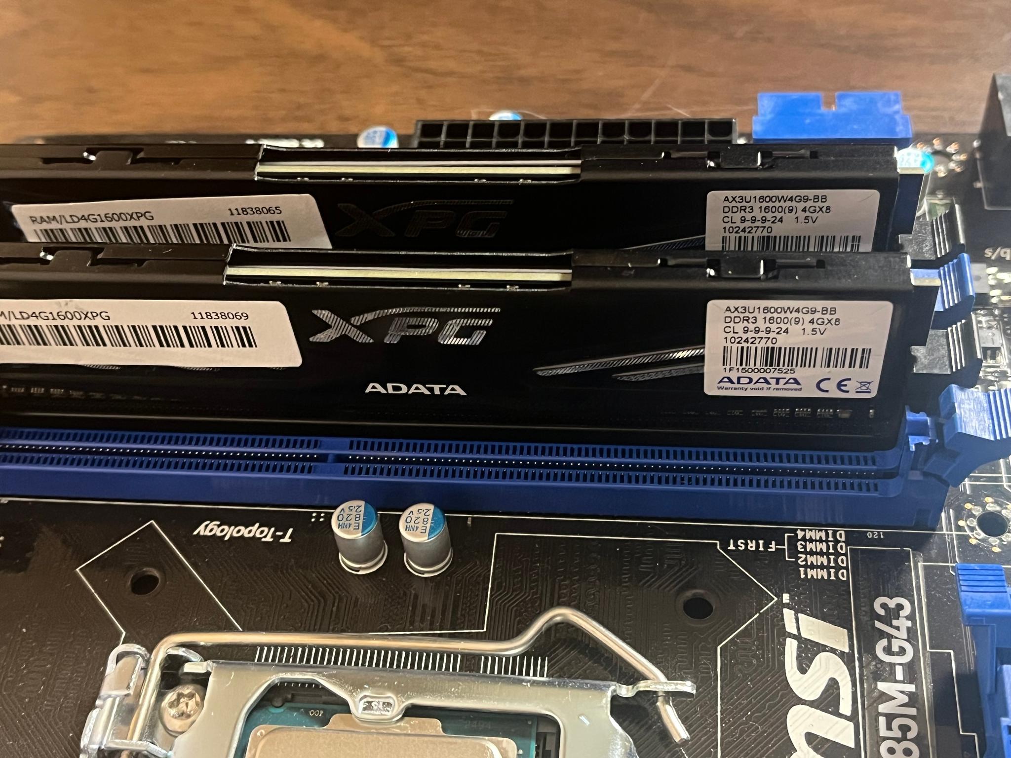 MSI B85M | I5-4460 | 8GB RAM Included | Latest BIOS | With I/O Shield