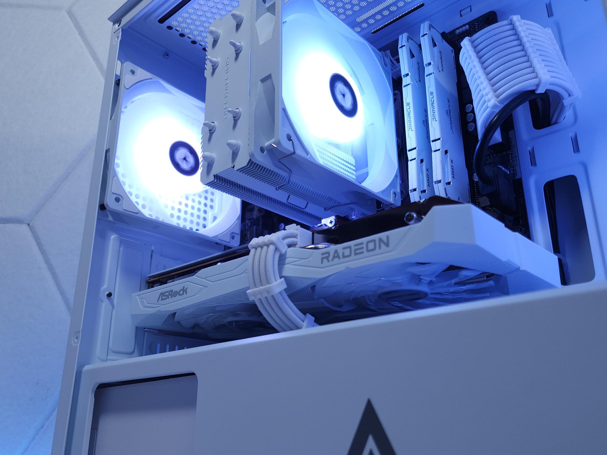 🤍White Custom Build To Order [ Ryzen 5 5500 | RX 6600 ]