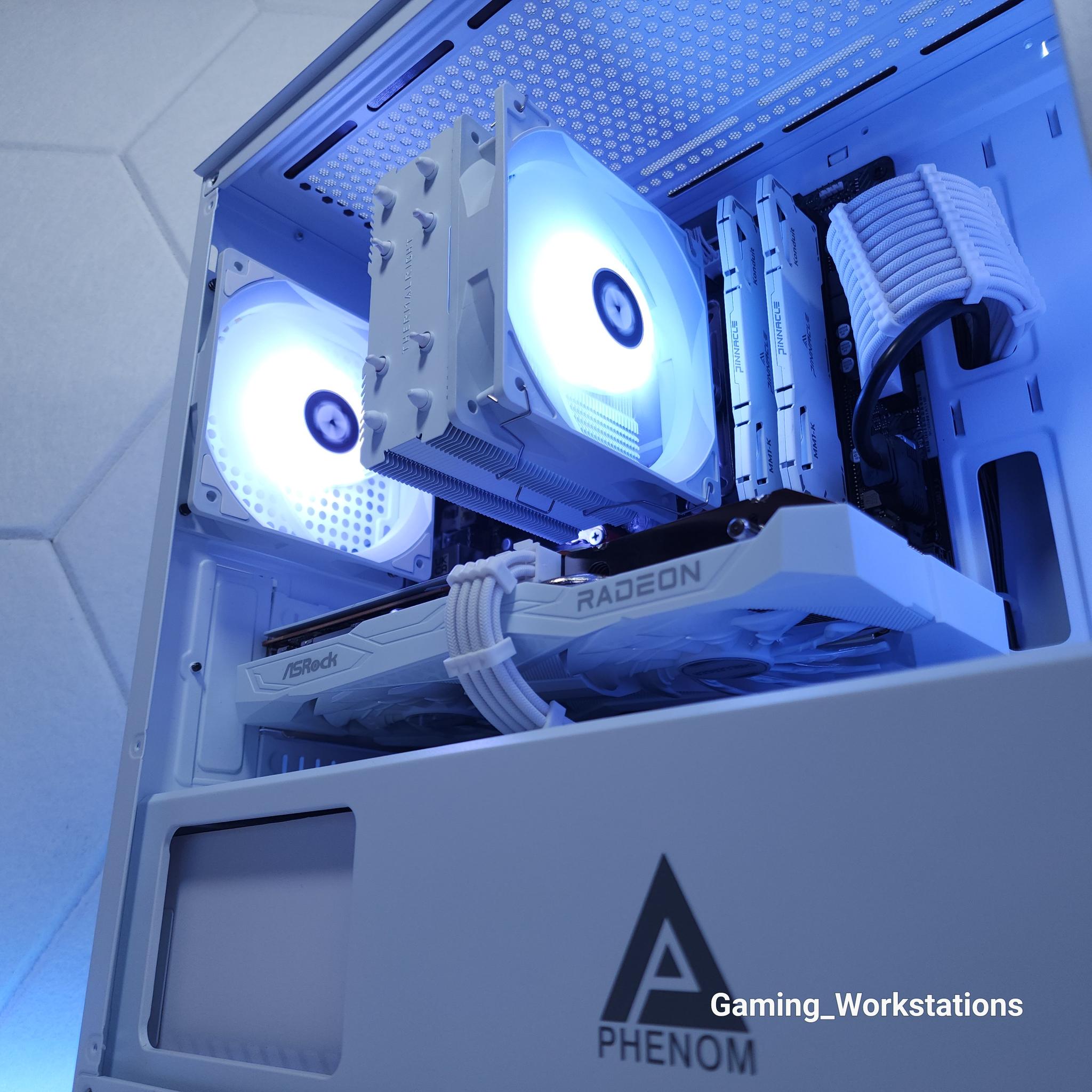 🤍White Custom Build To Order [ Ryzen 5 5500 | RX 6600 ]
