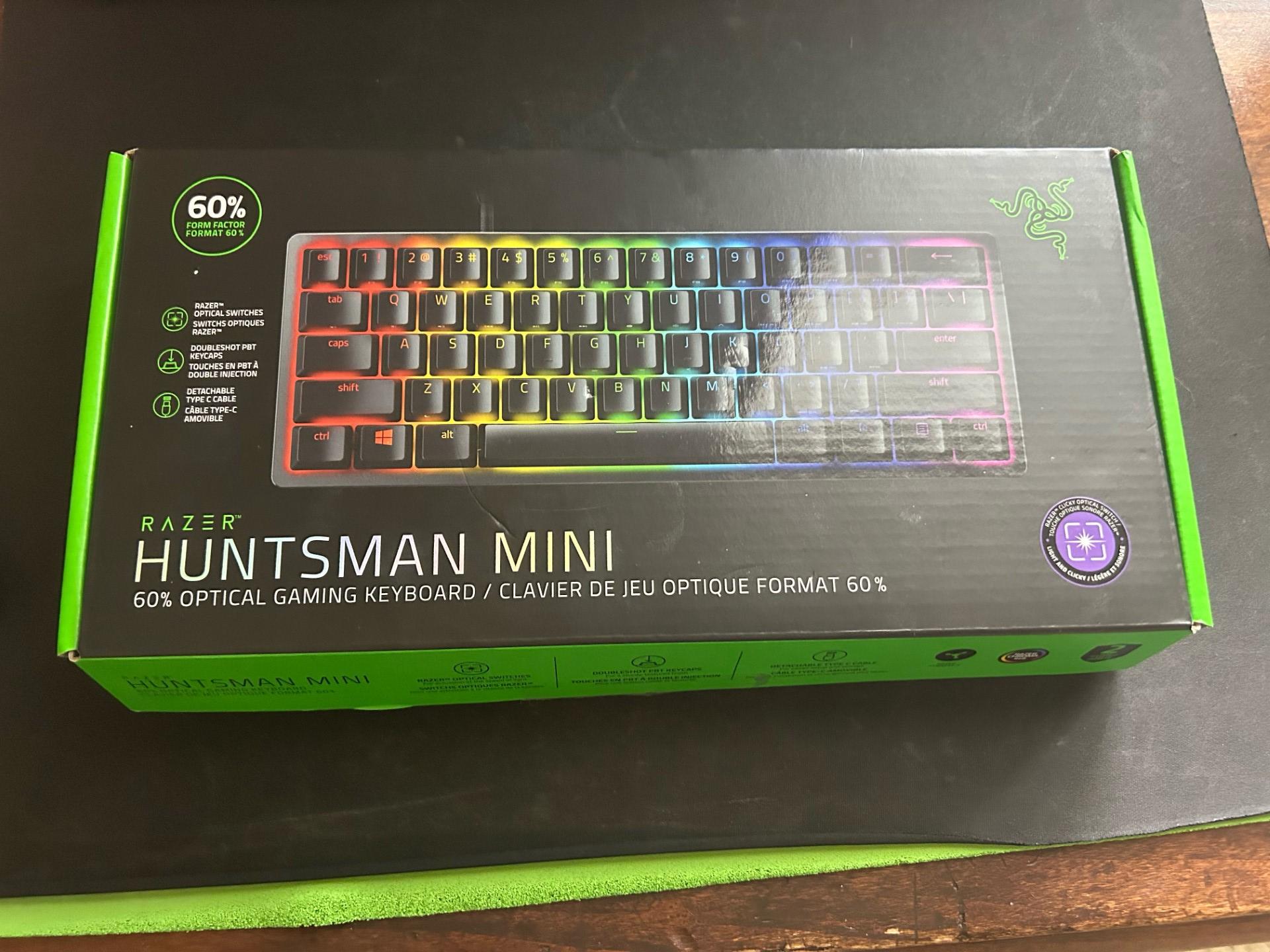 Razer Huntsman Mini with Optical Switches!