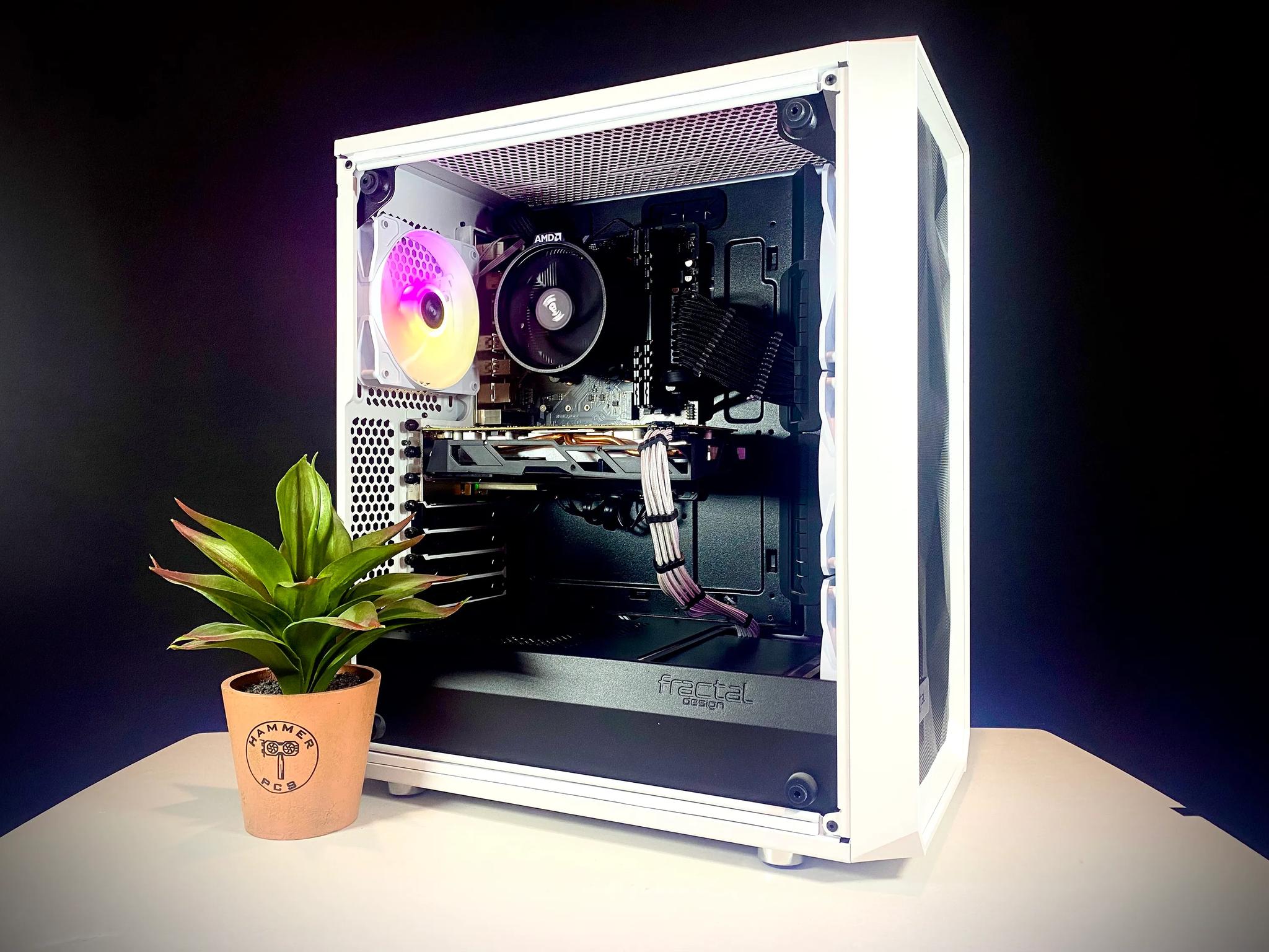 ☃️Custom Built RGB Gaming PC☃️|Windows 11, Ryzen 5, RX 590 | Fortnite, CoD, Valorant, GTA V, More!