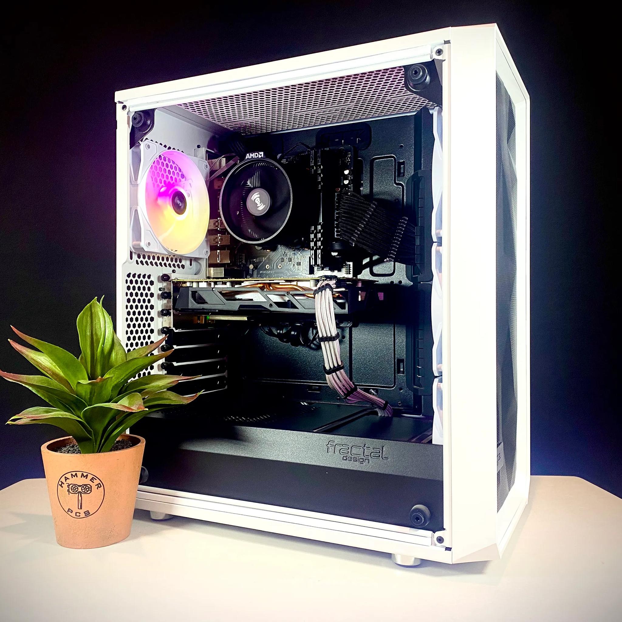 ☃️Custom Built RGB Gaming PC☃️|Windows 11, Ryzen 5, RX 590 | Fortnite, CoD, Valorant, GTA V, More!