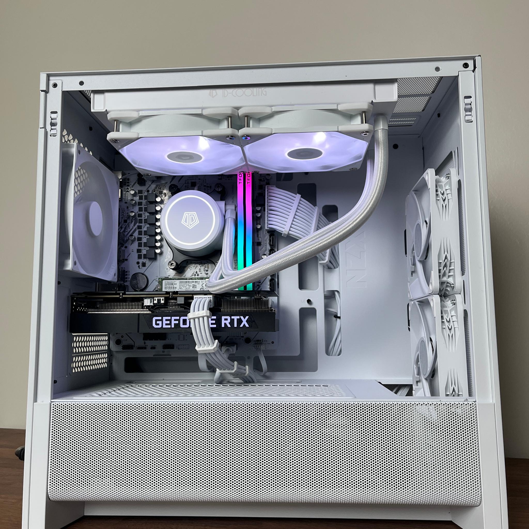 White Gaming Pc | Ryzen 5 5500 | RTX 3060 Ti | DDR4 16GB | 1TB NVMe | Win 11 Pro