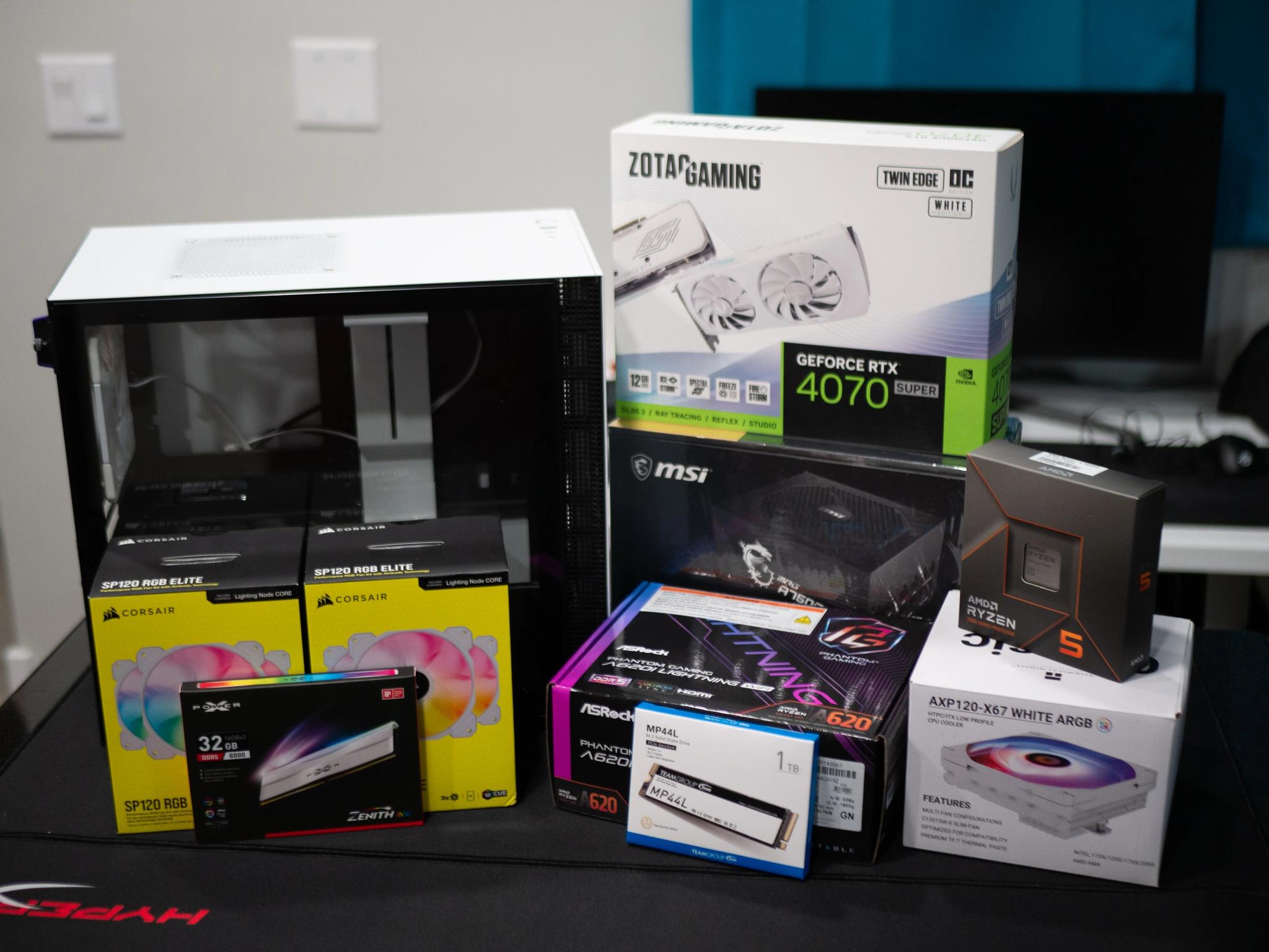 🤍 Ultra Performance 🤍 1440p/4K Gaming PC | Ryzen 5 7600X, RTX 4070 Super 12GB, 1TB SSD, 32GB DDR5