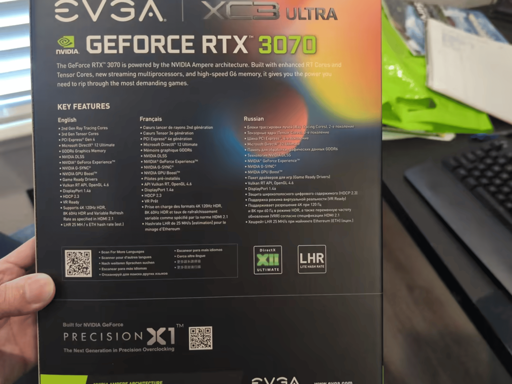 EVGA RTX 3070 XC3 ULTRA LHR for SHAM