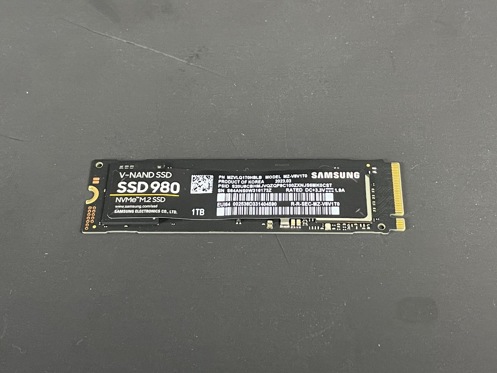 Samsung SSD 980 1TB NVMe SSD | Free Shipping