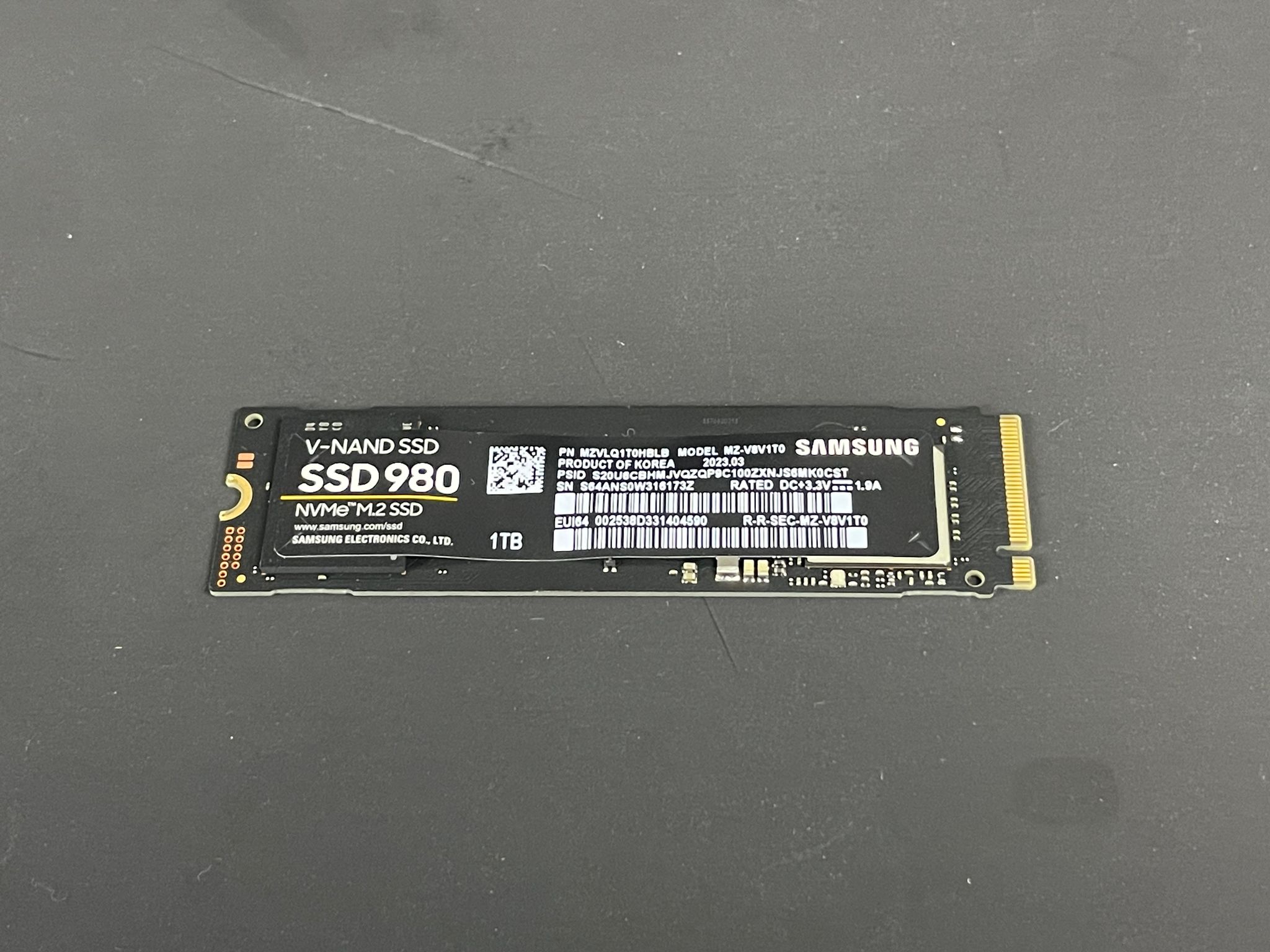 Samsung SSD 980 1TB NVMe SSD | Free Shipping