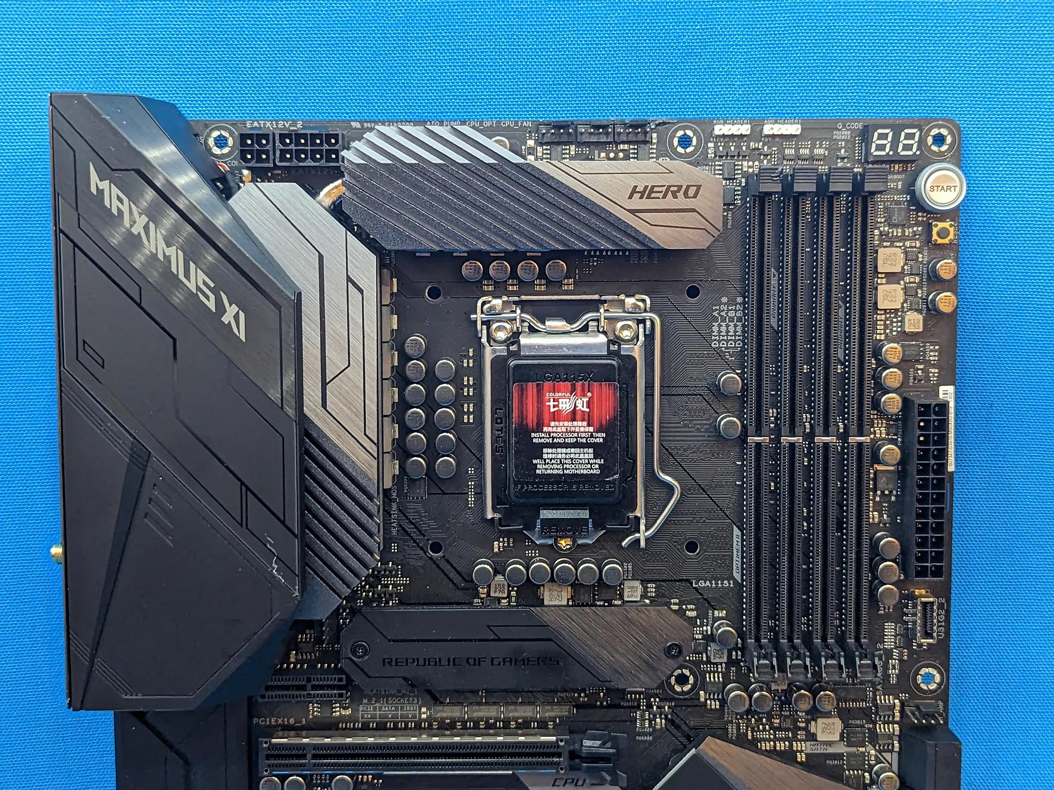 ASUS ROG Maximus XI Hero (Wi-Fi) Intel LGA1151/Socket H4 Z390 DDR4 ATX Desktop Motherboard