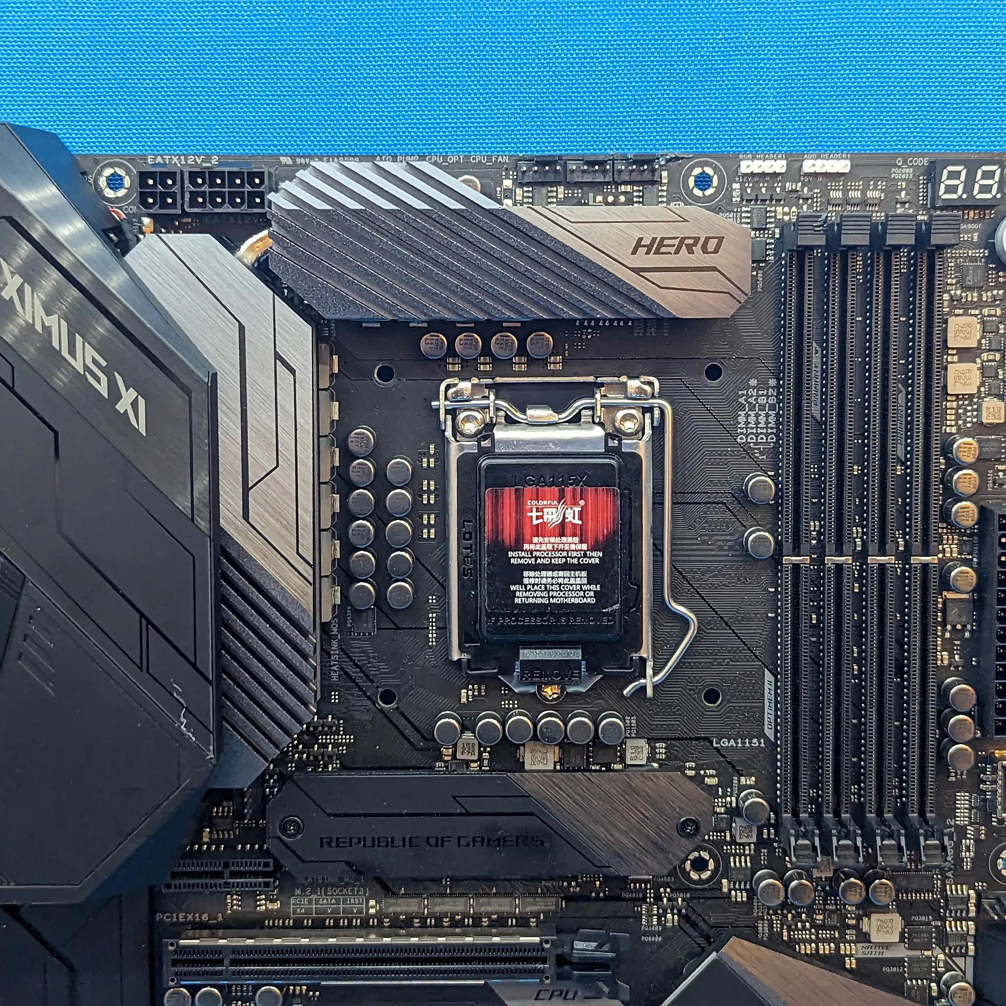 ASUS ROG Maximus XI Hero (Wi-Fi) Intel LGA1151/Socket H4 Z390 DDR4 ATX Desktop Motherboard