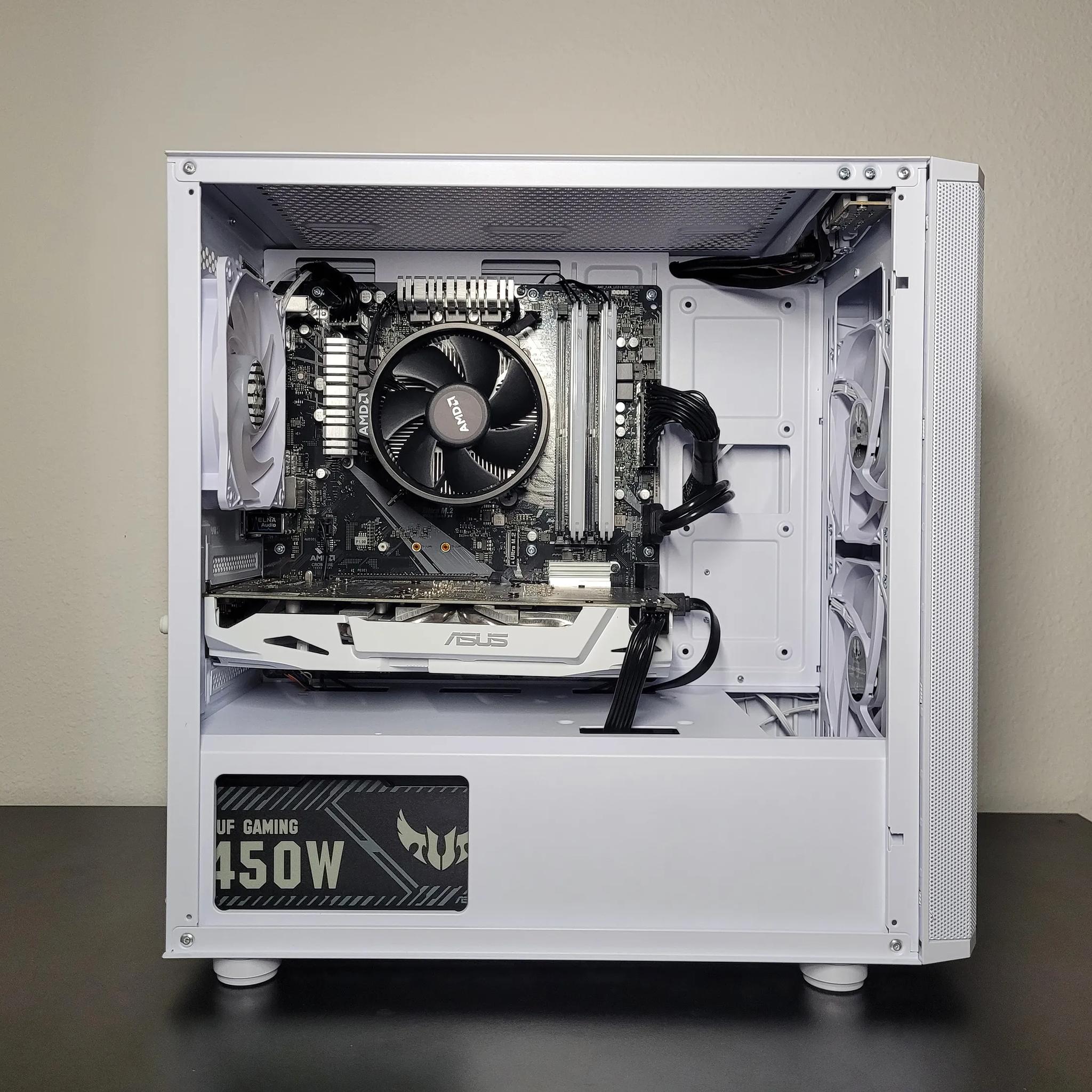 Entry White Gaming PC // Ryzen 7 1700 // GTX 1060 6GB // 16GB DDR4 // 1TB SSD // WI-FI