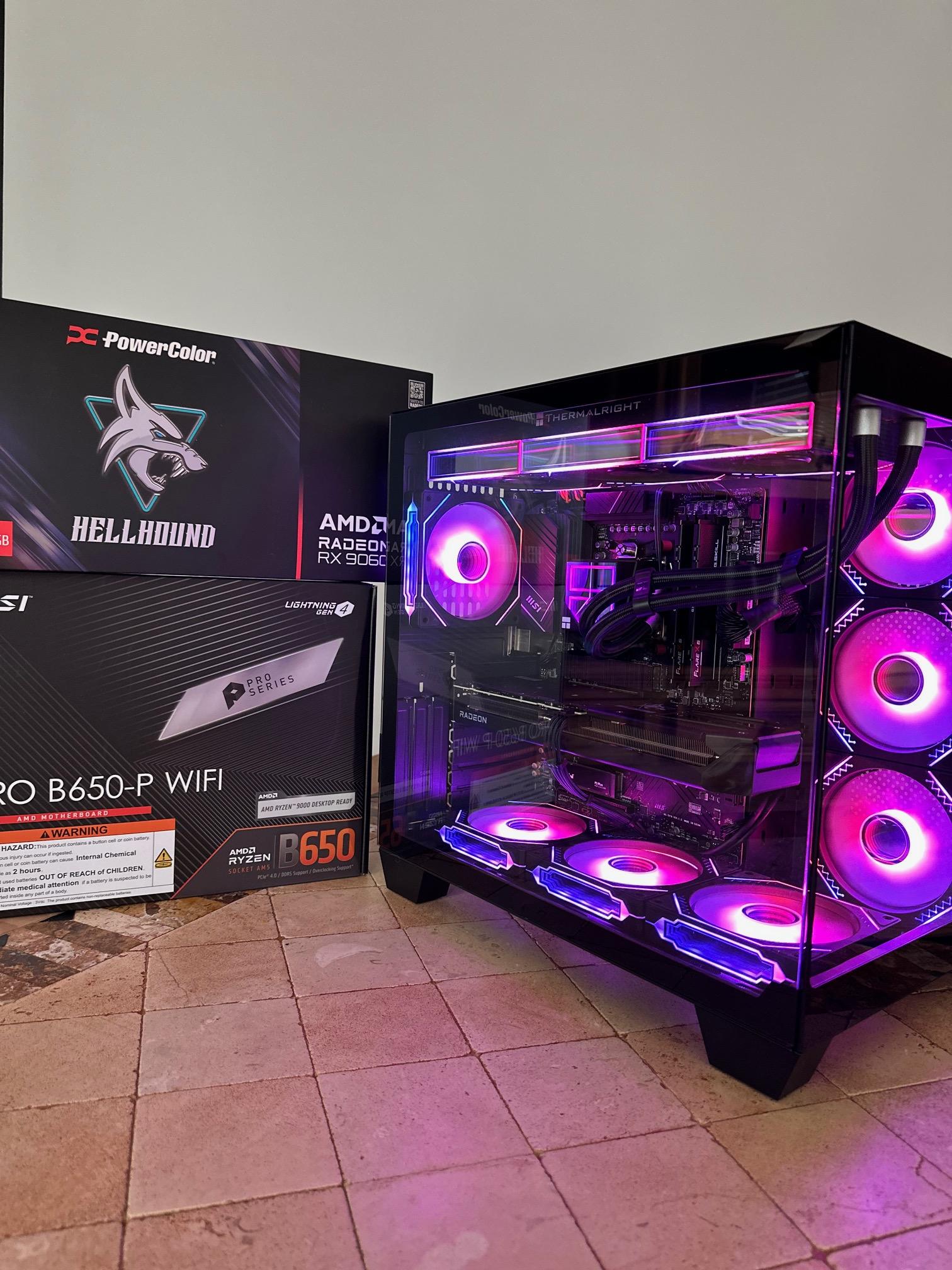 Ryzen 5 7600X / RX 9060XT 16GB, 500GB & 1TB M.2 SSD, Mid-Tower Gaming PC