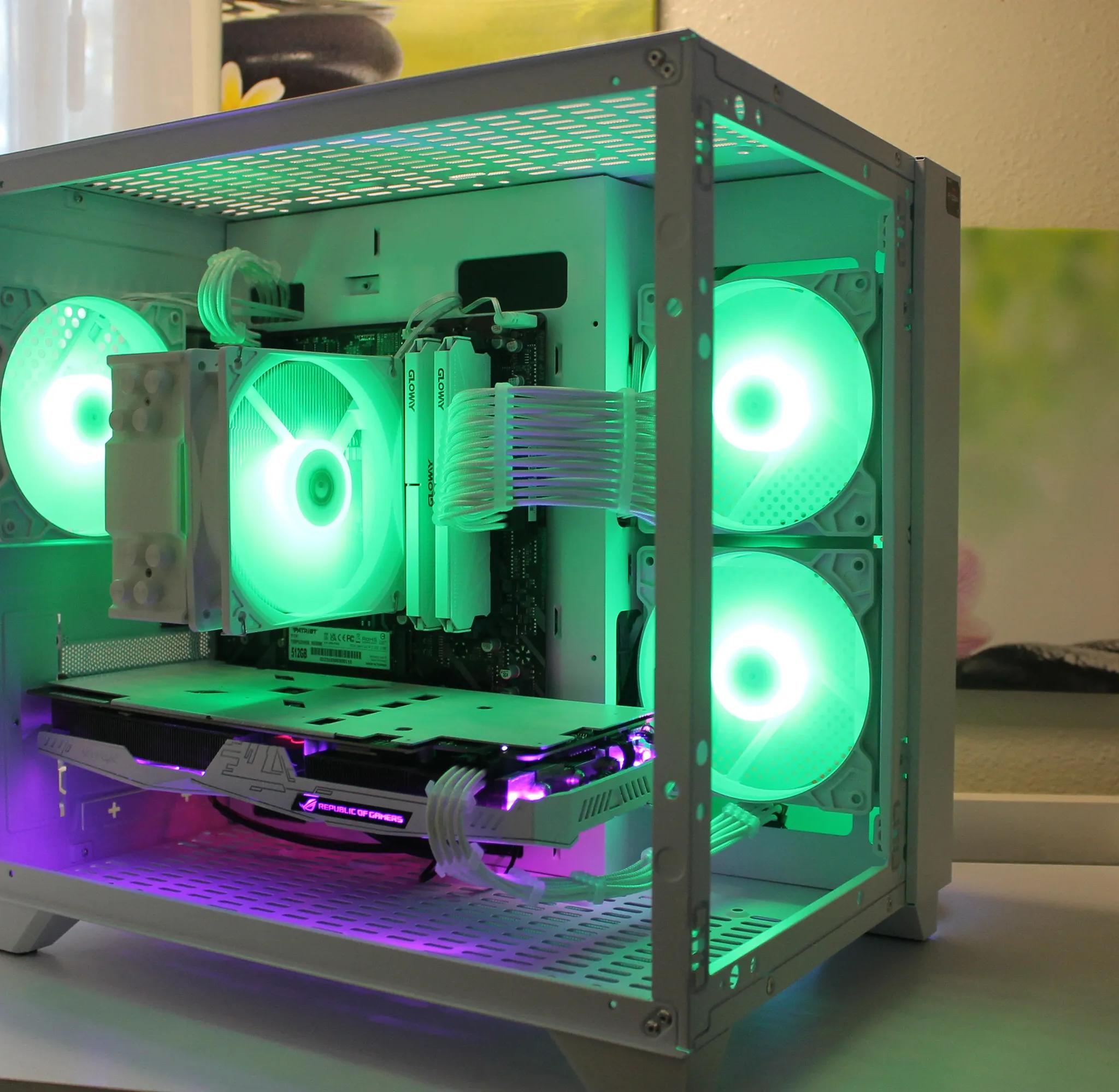 🤍💜1080p MONSTER |Gaming PC | Ryzen 7 | ROG | RGB | WI-FI🤍💜