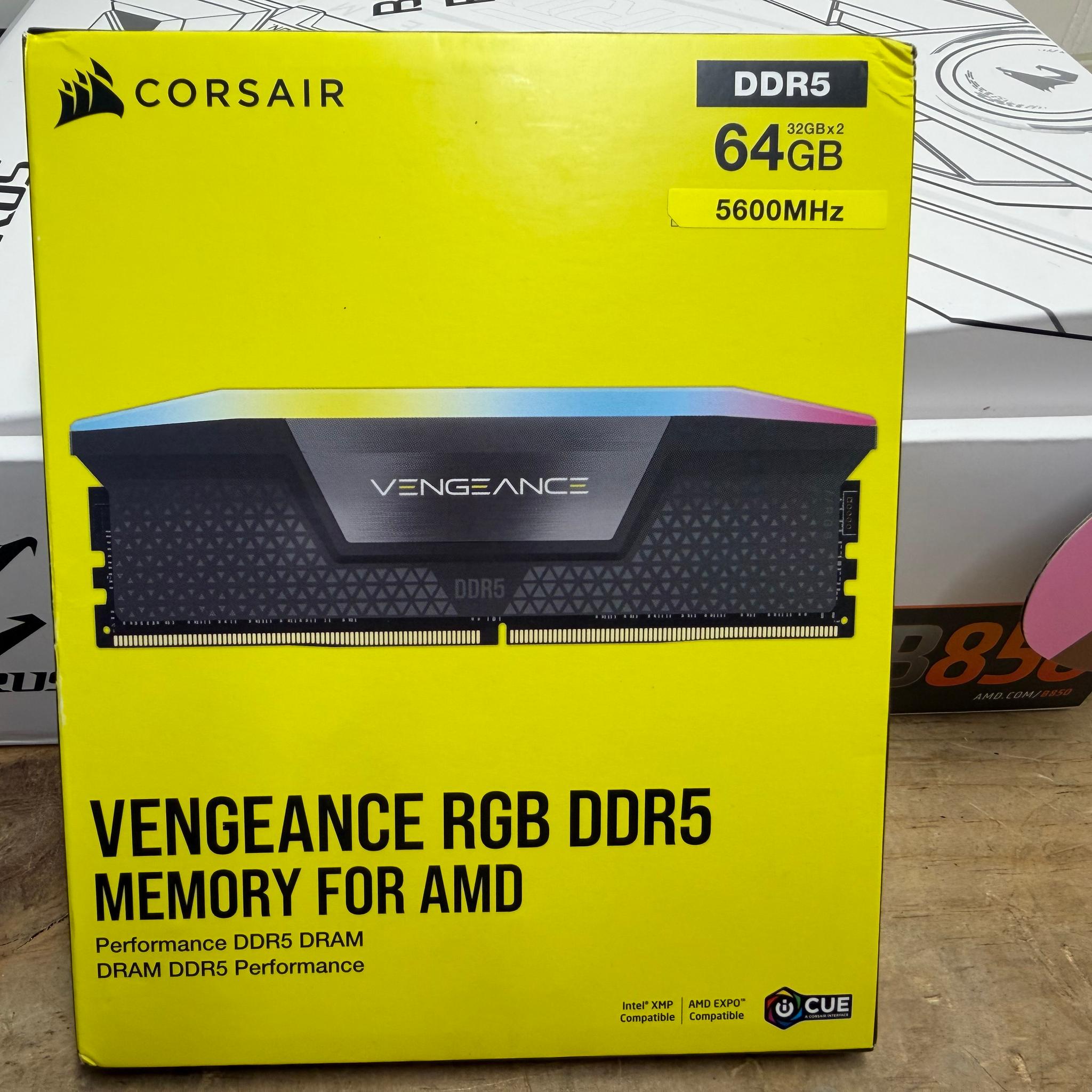 64 g Corsair vengeance RGB 5600 AMD EXPO