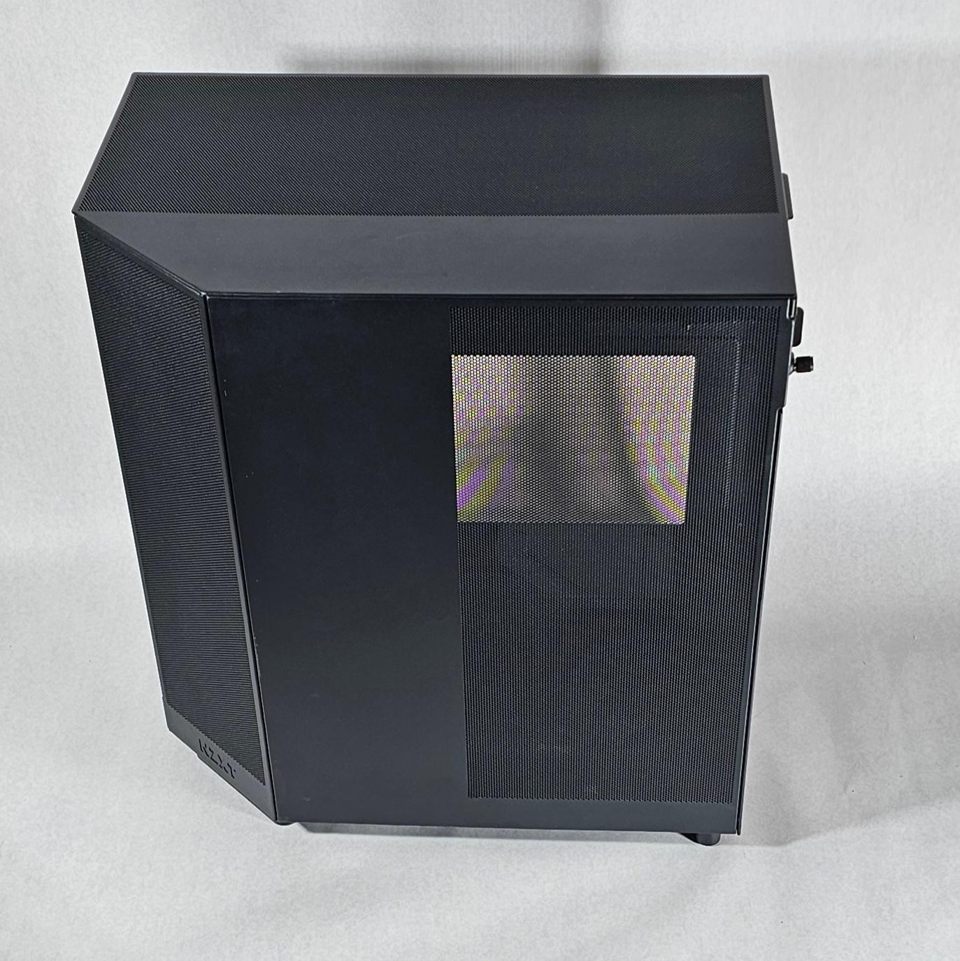 NZXT PC Case with Tempered Glass Side Panel and Front Mesh