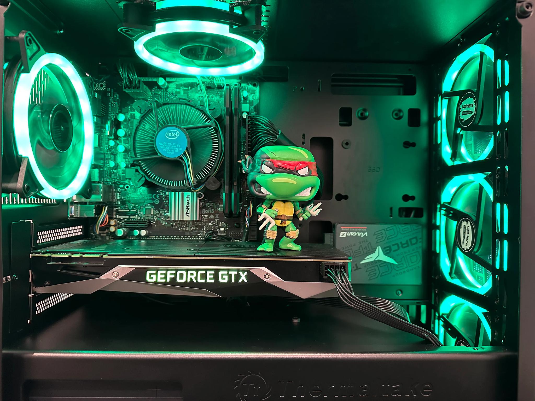 🐢🍕Raphael🍕🐢 ||Gaming and Streaming PC-Nvidia GTX 980 4GB-Intel i3 10100F-16GB DDR4 RAM-512GB SSD