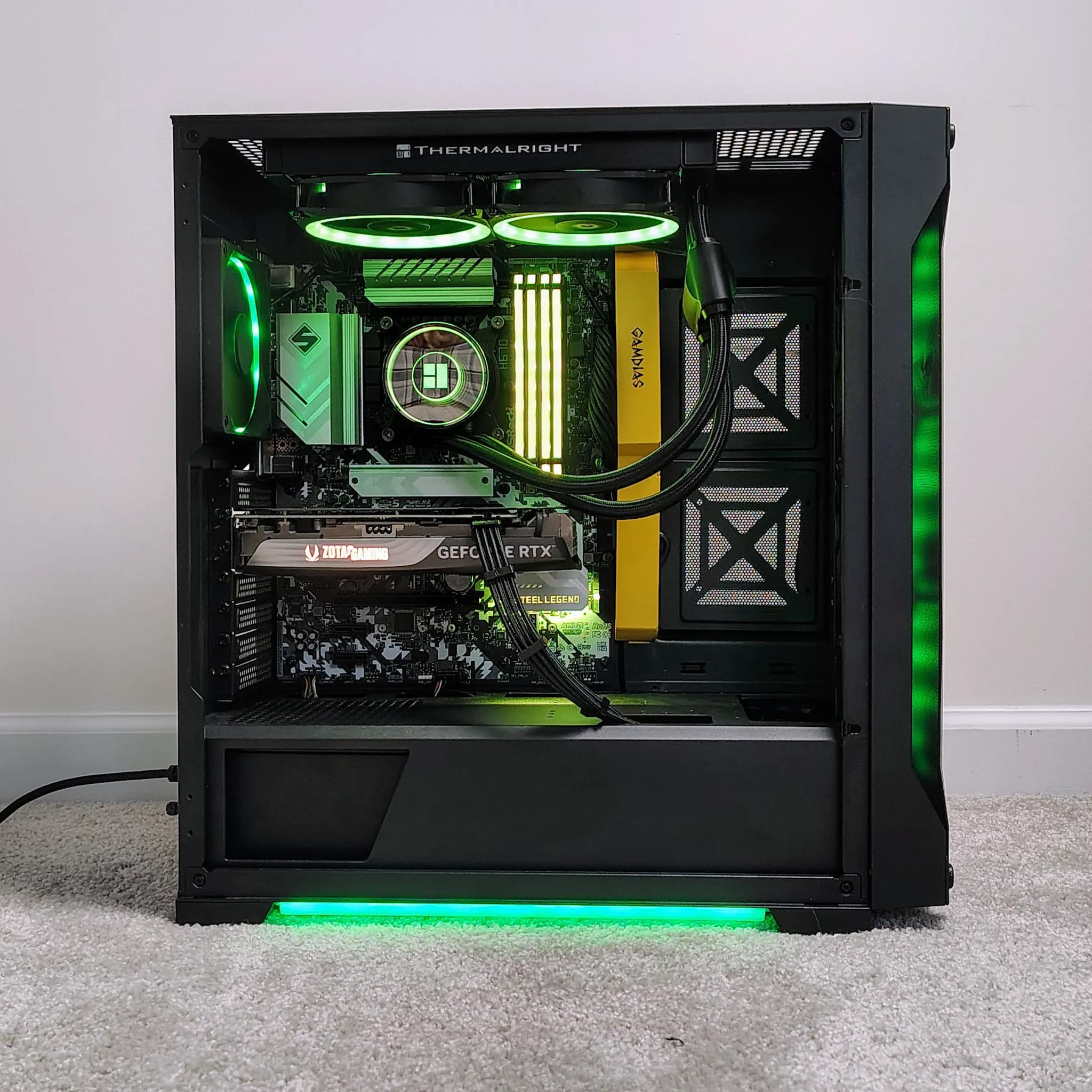 RTX 4070 OC, Intel i5-12600K, 32GB RAM, 1TB SSD High End Gaming PC