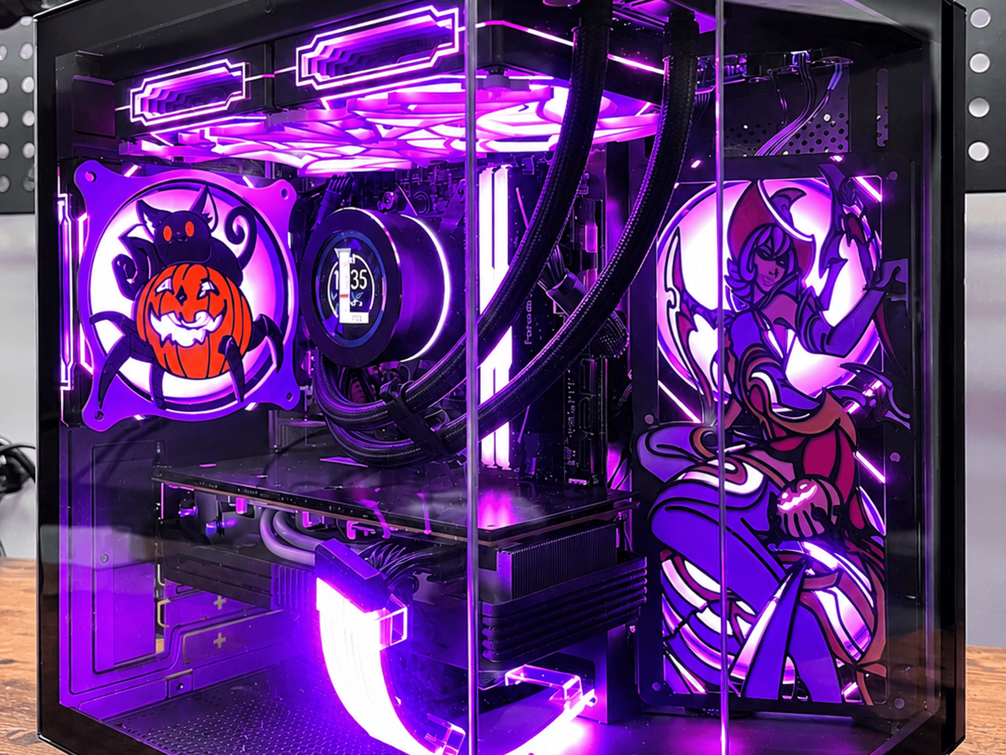 LOL Elise League Themed Gaming PC| Ryzen 5 5600 | Radeon RX 5700 XT 8GB | 512GB SSD | 3200mhz 16GB