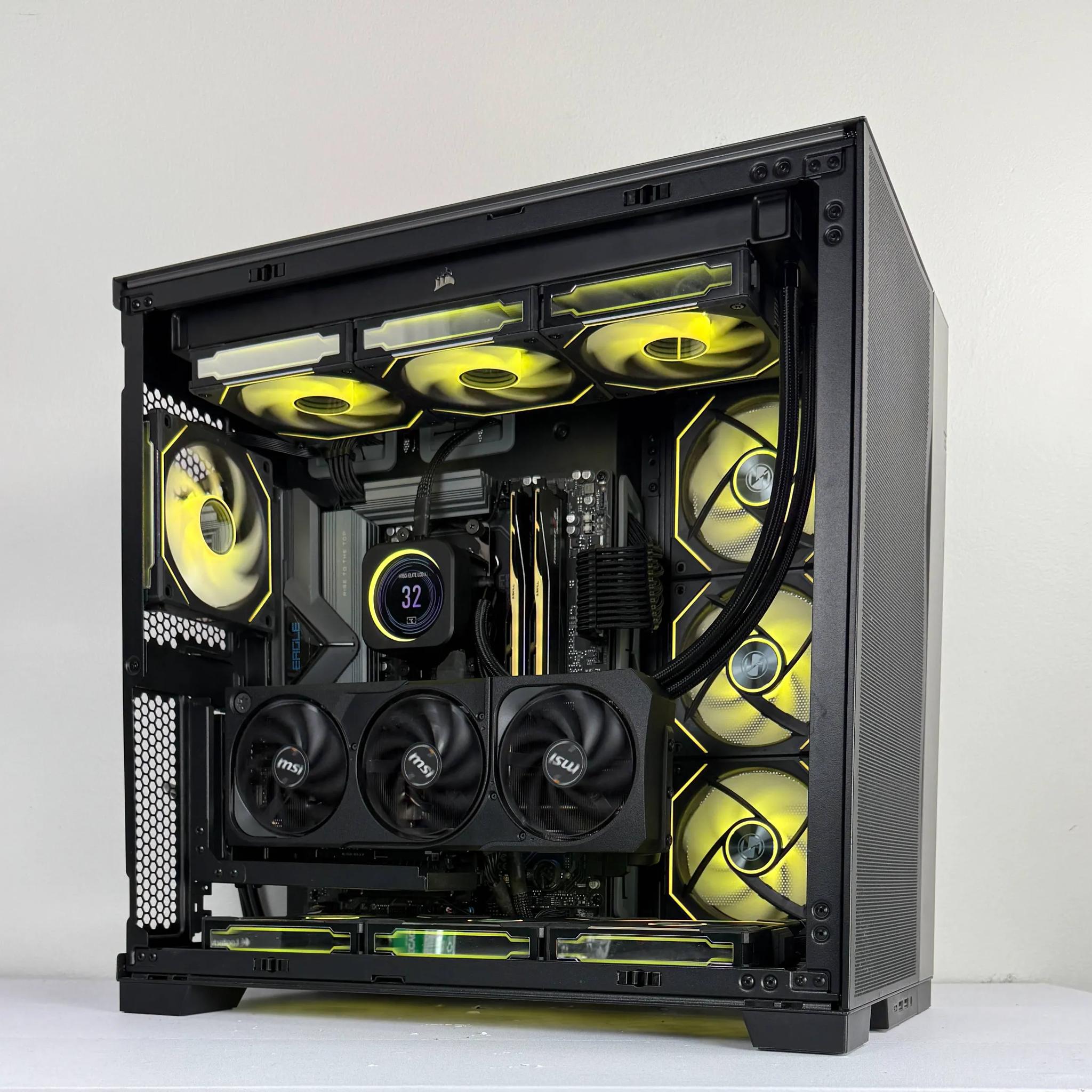 🧊ICEVEIL🧊    | 4k Streaming PC | Ryzen 7 9800X3D | MSI RTX 5070 Ti | 64GB DDR5 6000MHz