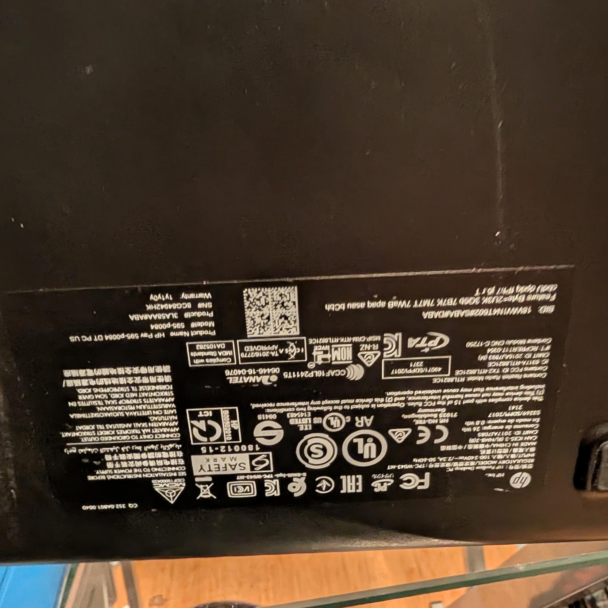 HP CPU + Mobo + PSU + Case + Cooler combo