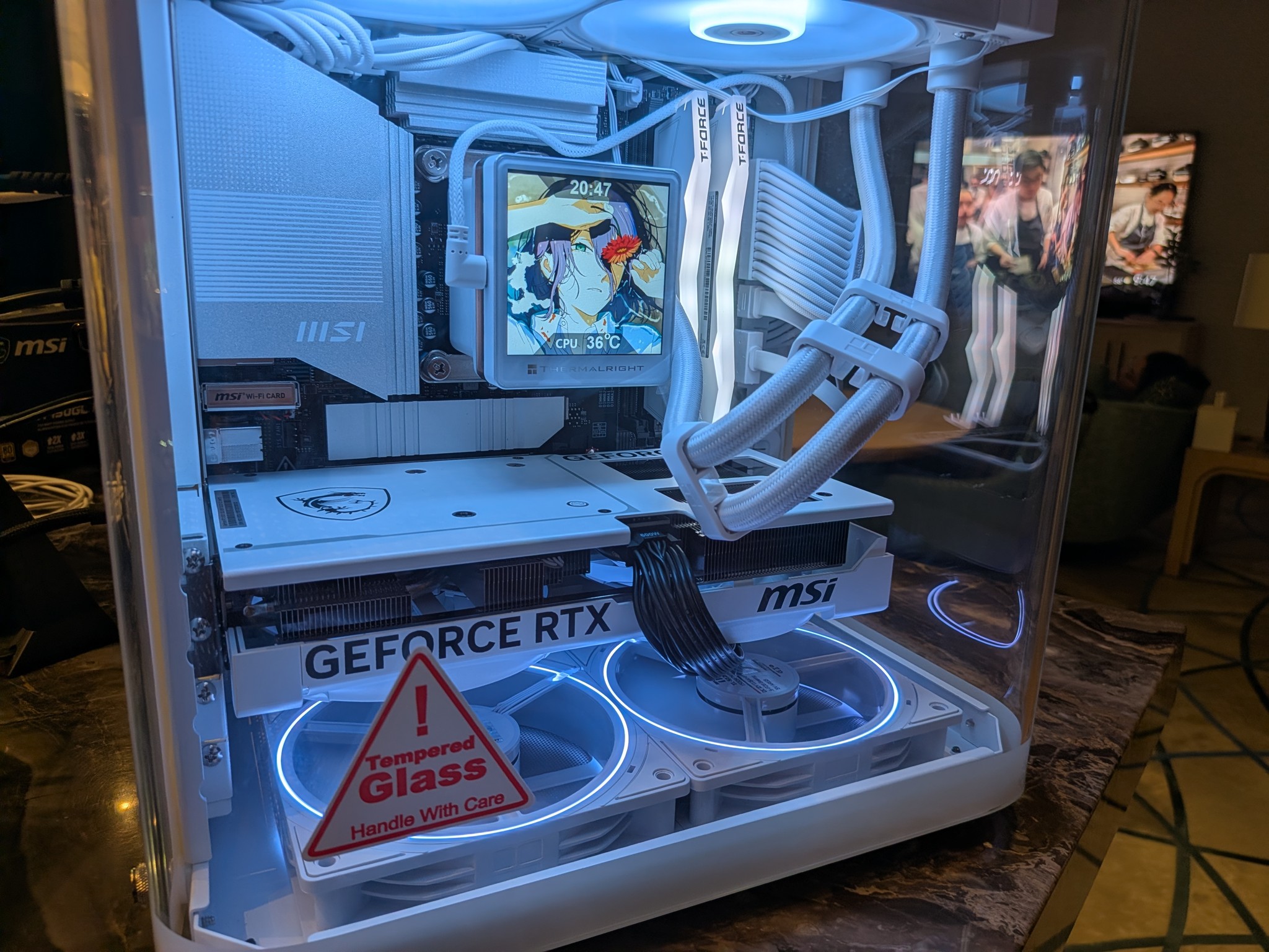 Bomb Devil Ice - RTX 5070, Intel Core Ultra 7 265K, 32 GB DDR5, 2 TB Gen 5 NVME, RGB, Liquid Cooled
